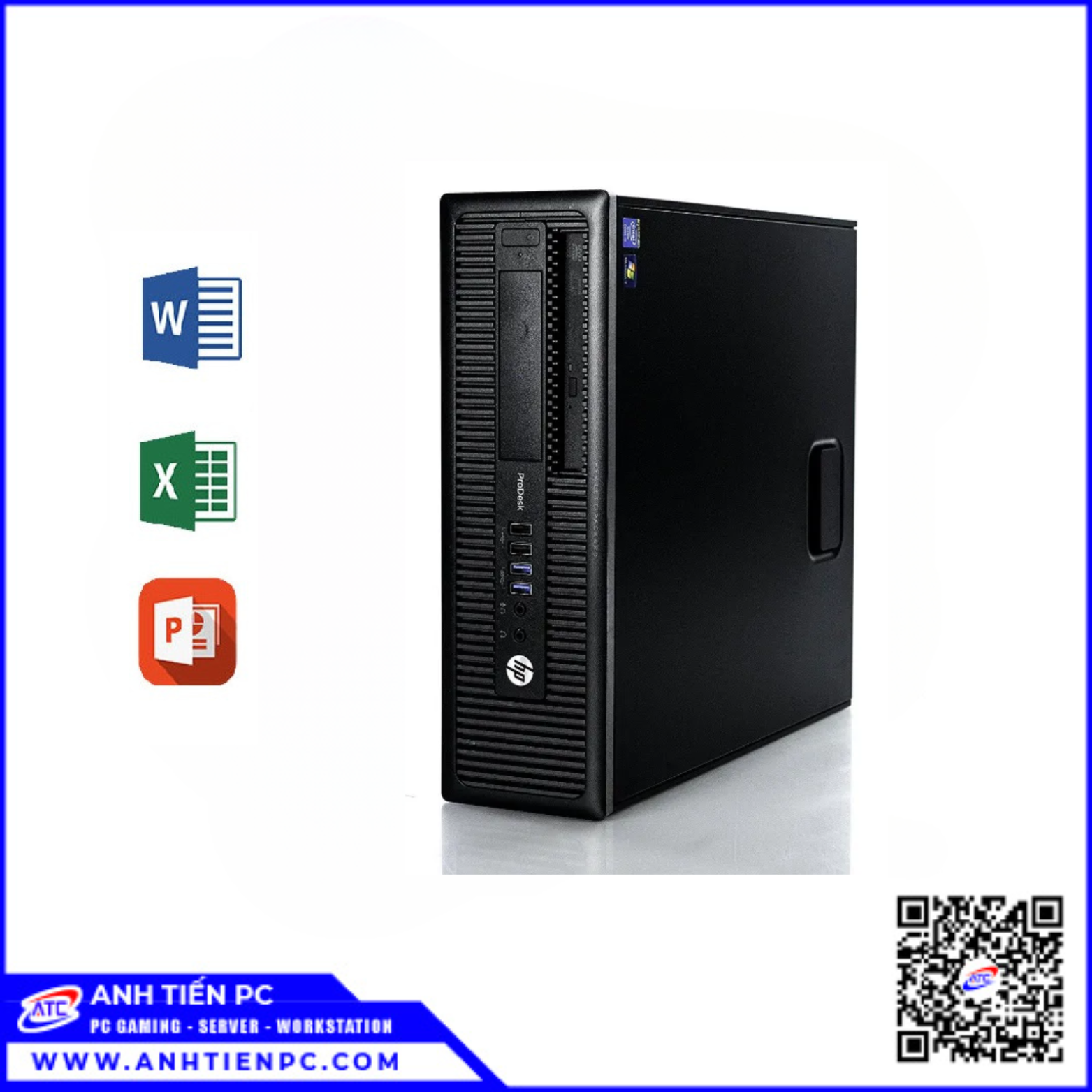 PC OFFICE HP600G1 20 | CPU I3 4130 | RAM 8GB | SSD 120GB | HDD 500GB 