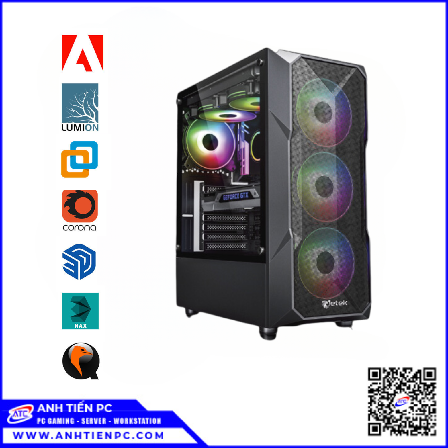 PC SERVER | MAIN X99 39 | XEON 2680V4 | RAM 32GB | SSD 512GB | VGA 8GB