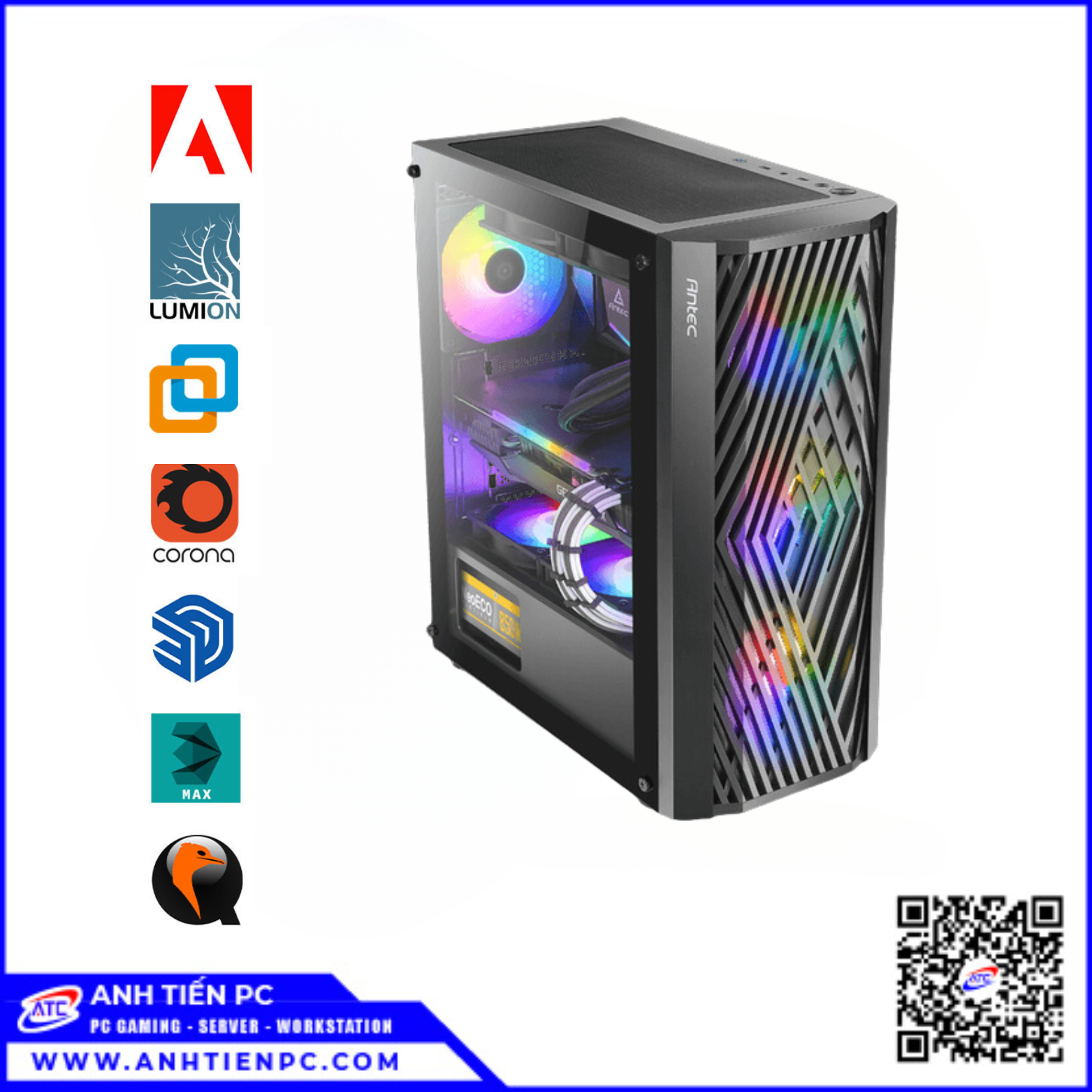 PC SERVER | MAIN X99 45 | XEON 2699v3| RAM 64GB | SSD 1TB | VGA 8GB