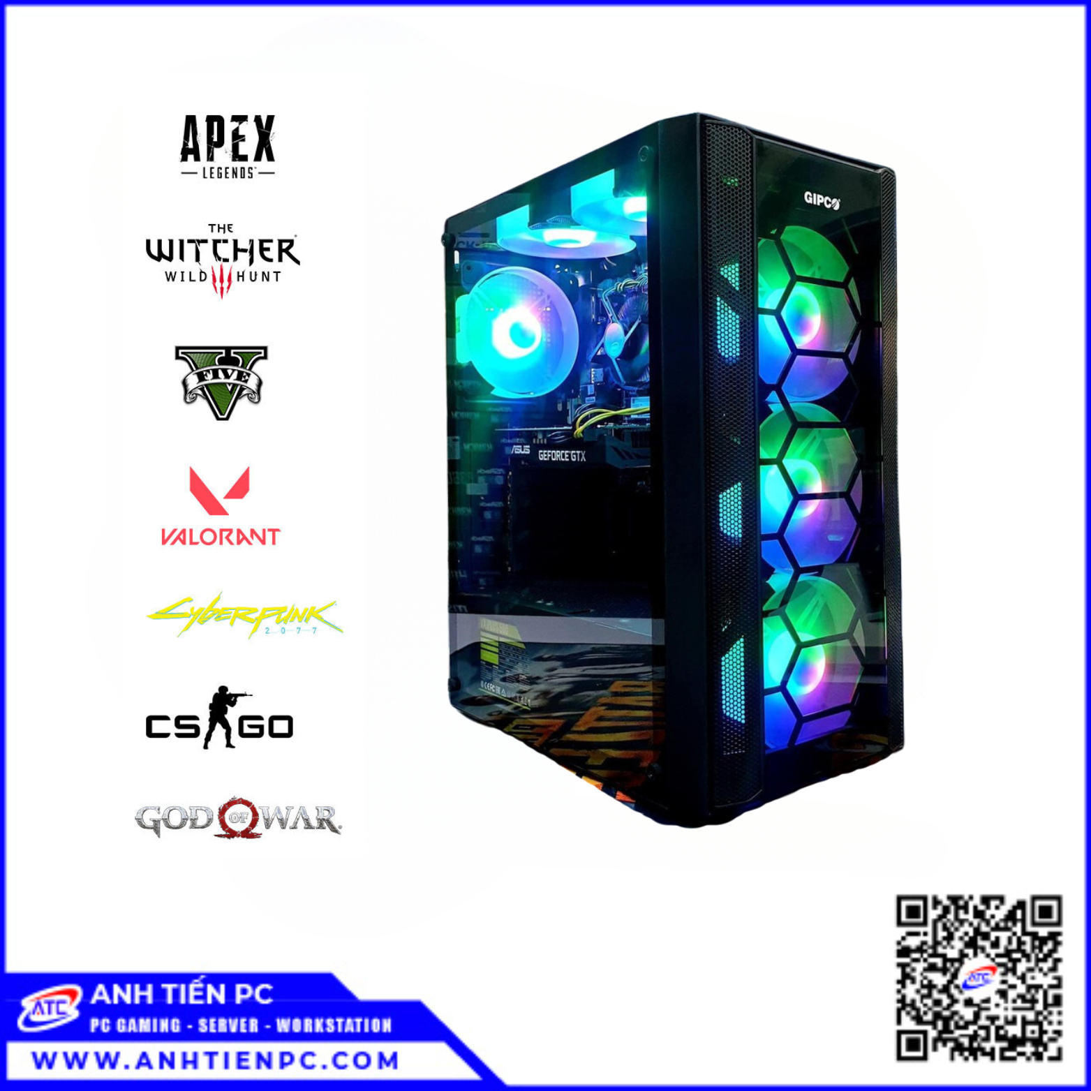 PC GAMING MAIN H510  59 | CPU I3 10105F | RAM 16GB | SSD 512GB | VGA 4GB