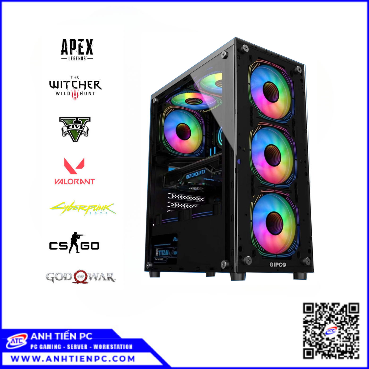 PC GAMING MAIN B560 61 | CPU I5 10400F | RAM 16GB | SSD 512GB | VGA 6GB