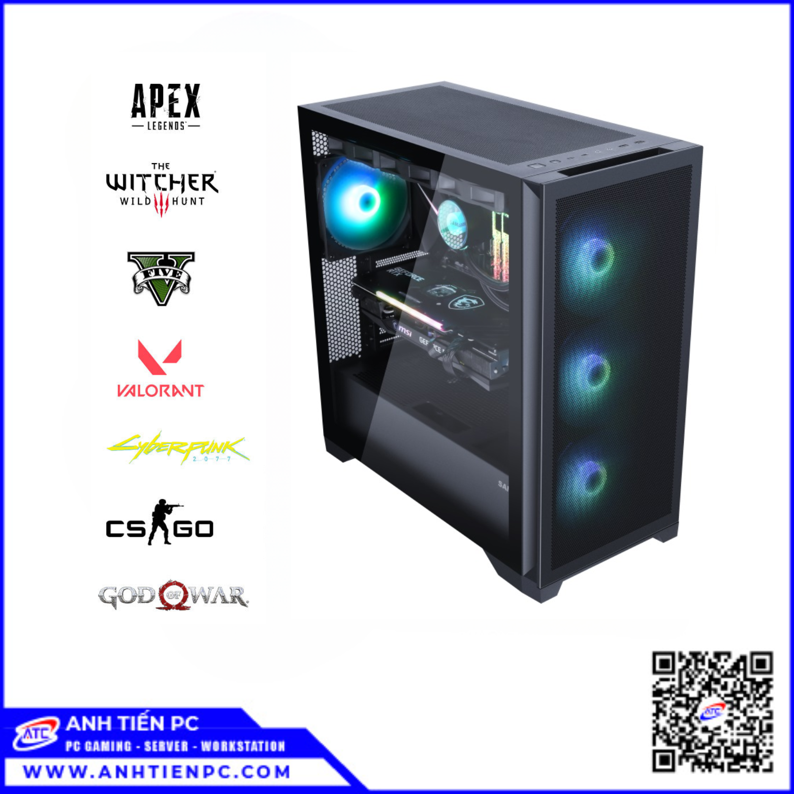 PC GAMING MAIN Z590 64 | CPU I7 10700K | RAM 64GB | SSD 1TB | VGA 8GB