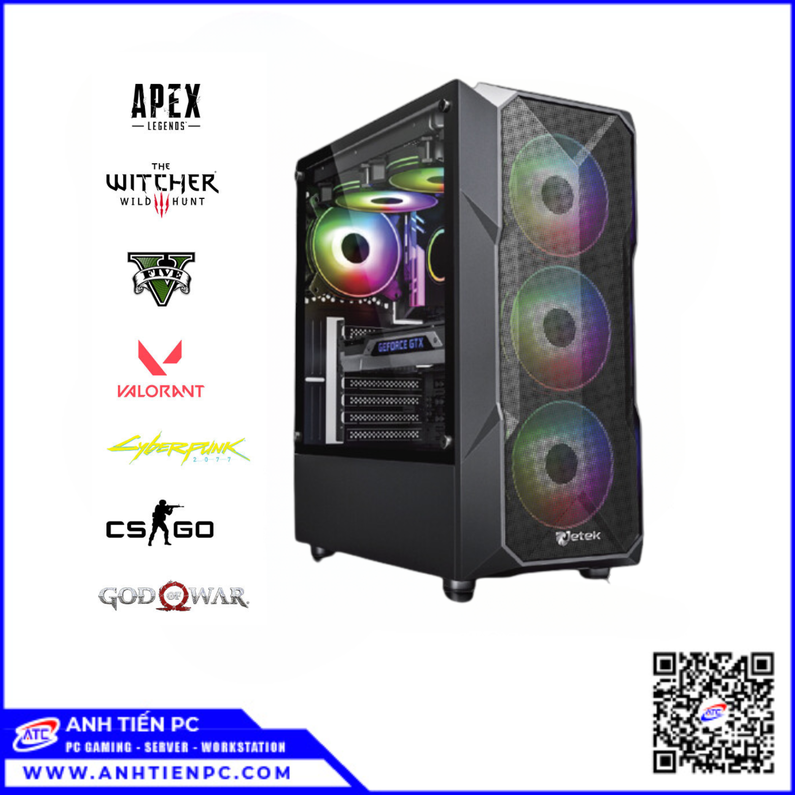 PC GAMING | MAIN B760 77 | CPU I5 12400F | RAM 16GB | SSD 512GB | VGA 8GB