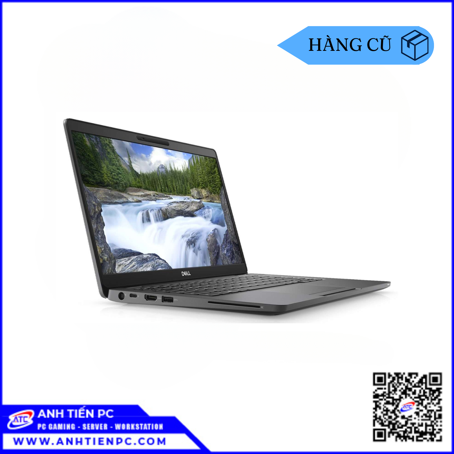 Laptop Dell Latitude 5300 | Core i5-8365U | Ram 8GB | SSD 256GB | Màn 13.3inch FHD | Cũ