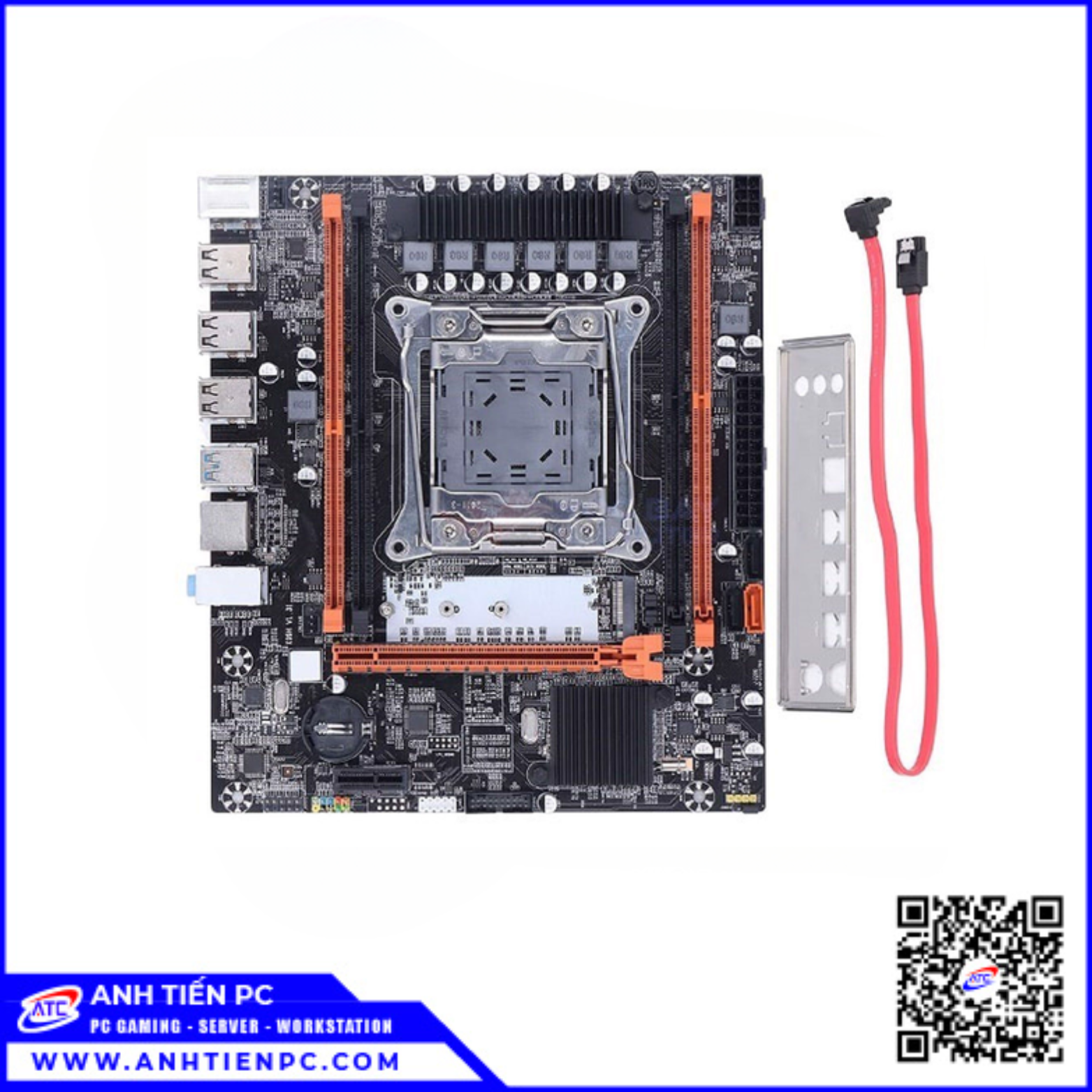 Mainboard Oem X99H DDR4 Đơn (LGA 2011-v3, Intel Xeon, M-ATX, 4 khe ram)