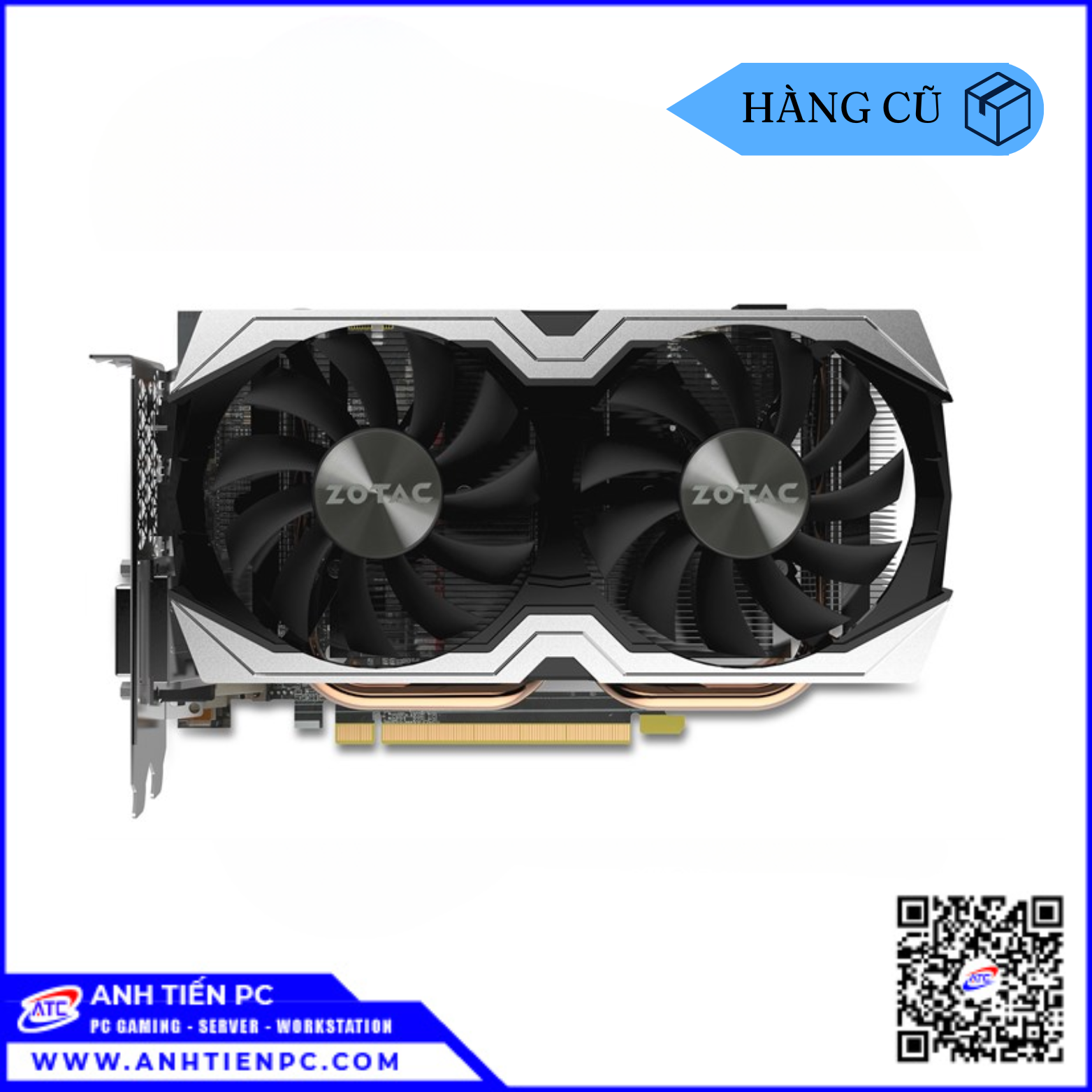 VGA Zotac 1070 8GB 2Fan (8GB, GDDR5, 256 bits) | Cũ