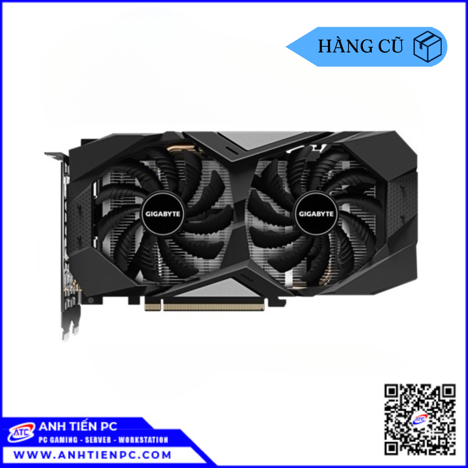 VGA Gigabyte GTX 1660Ti 6GB 2Fan (6GB, GDDR6, 192 bits) | Cũ