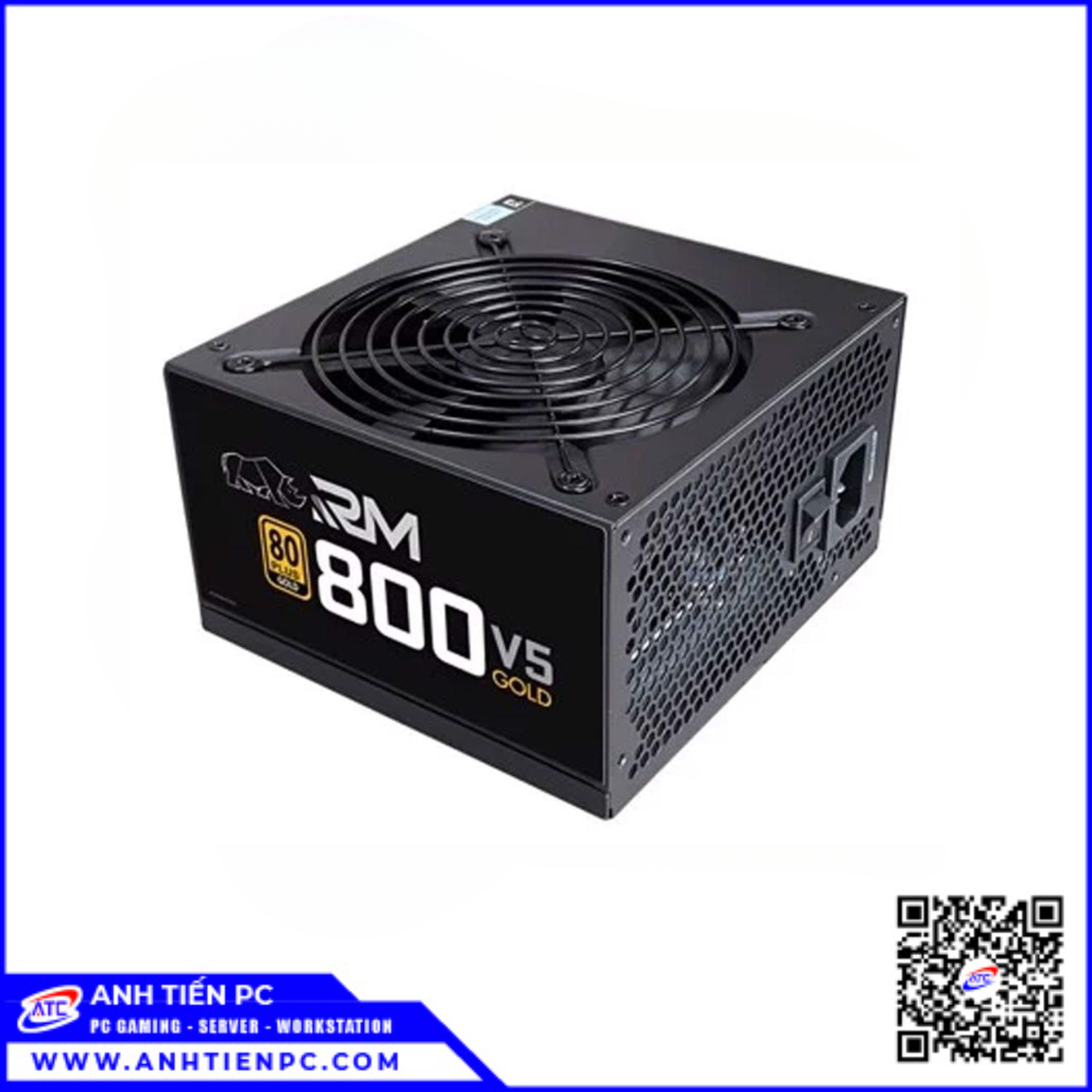 Nguồn Máy Tính Jetek RM800 V5 (800W, 80Plus Gold, Full Modular)