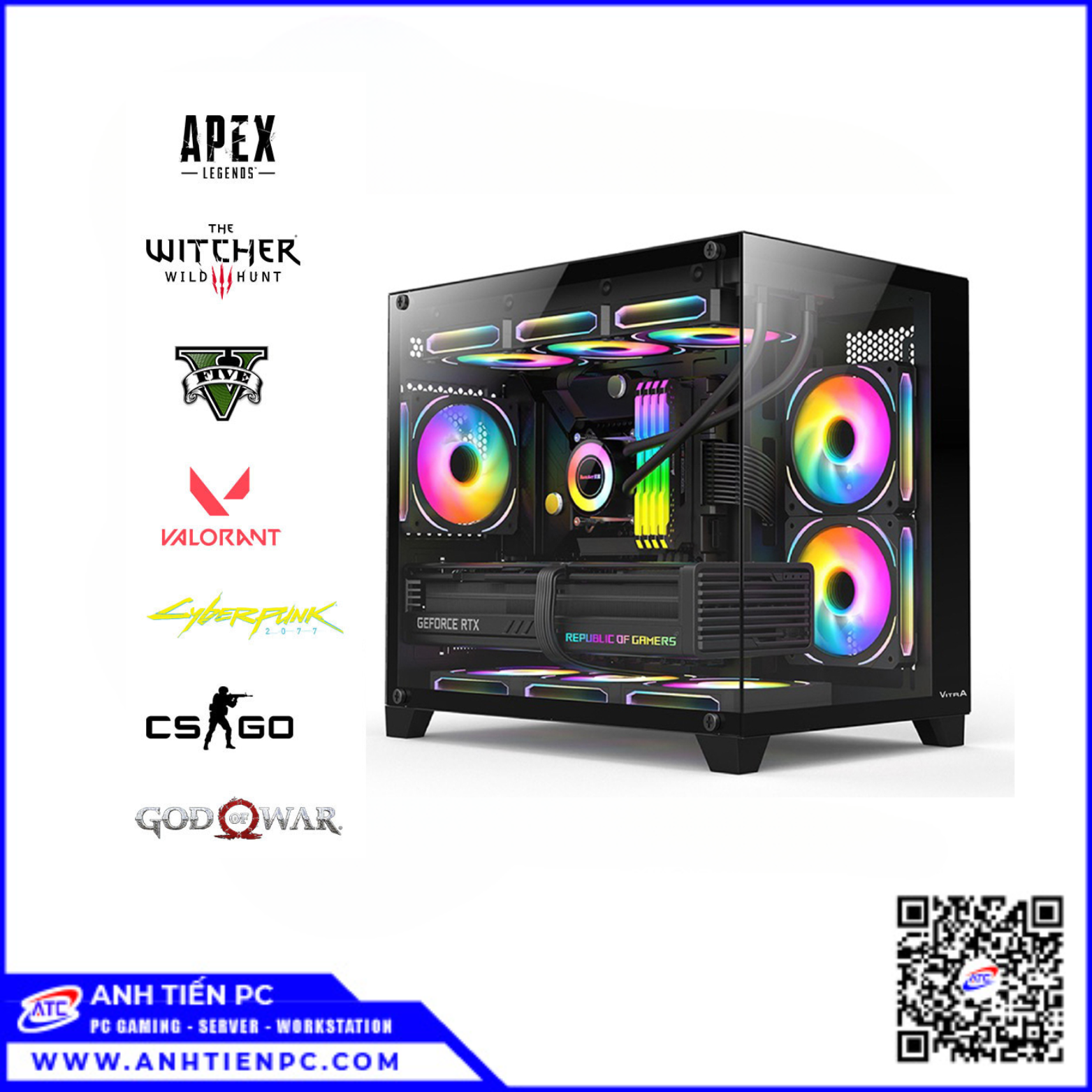 PC GAMING | MAIN B760 101 | CPU I5 12400F| RAM 16GB | SSD 256GB | VGA 6GB 