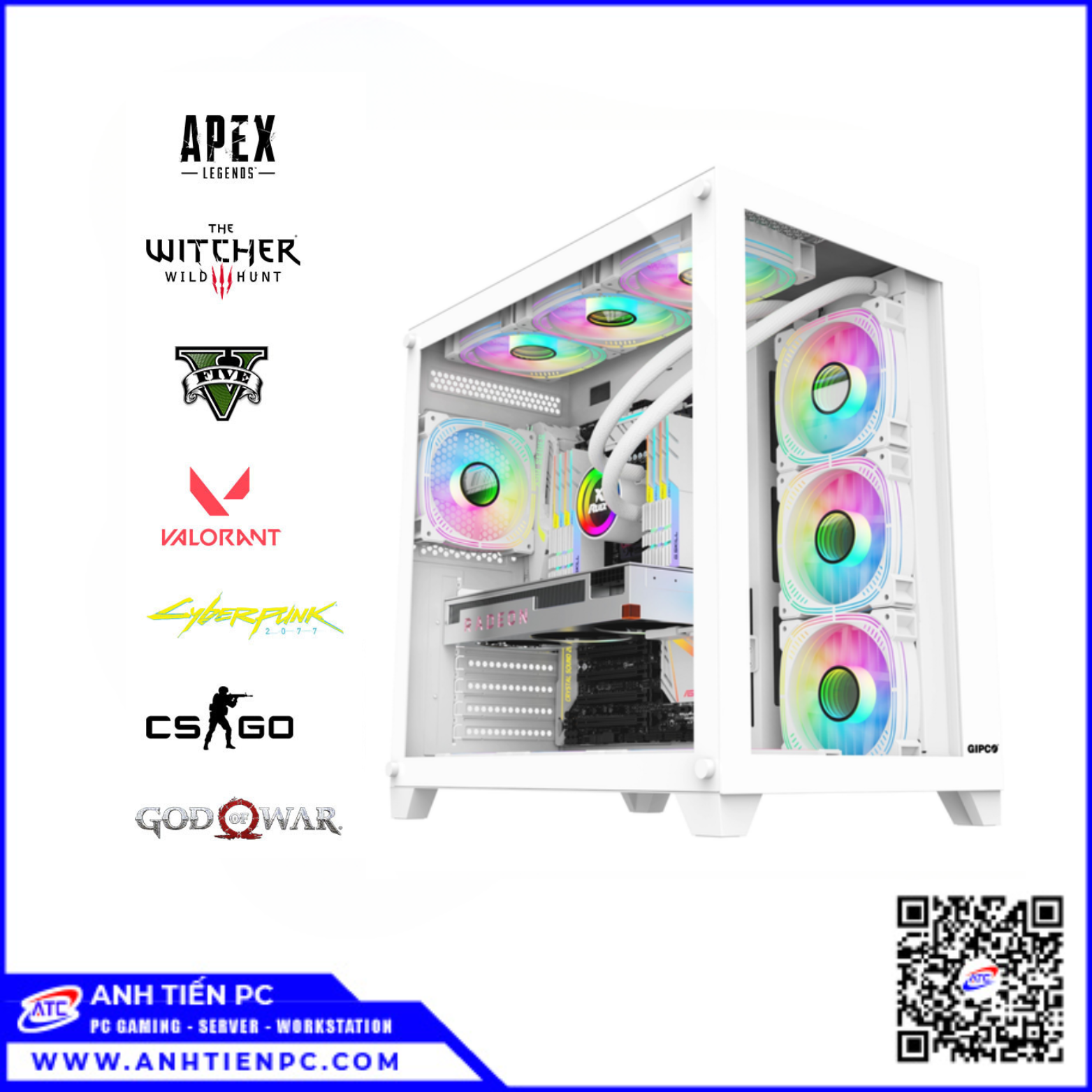 PC GAMING | MAIN B760 104 | CPU I5 13400F| RAM 16GB | SSD 500GB | VGA 6GB