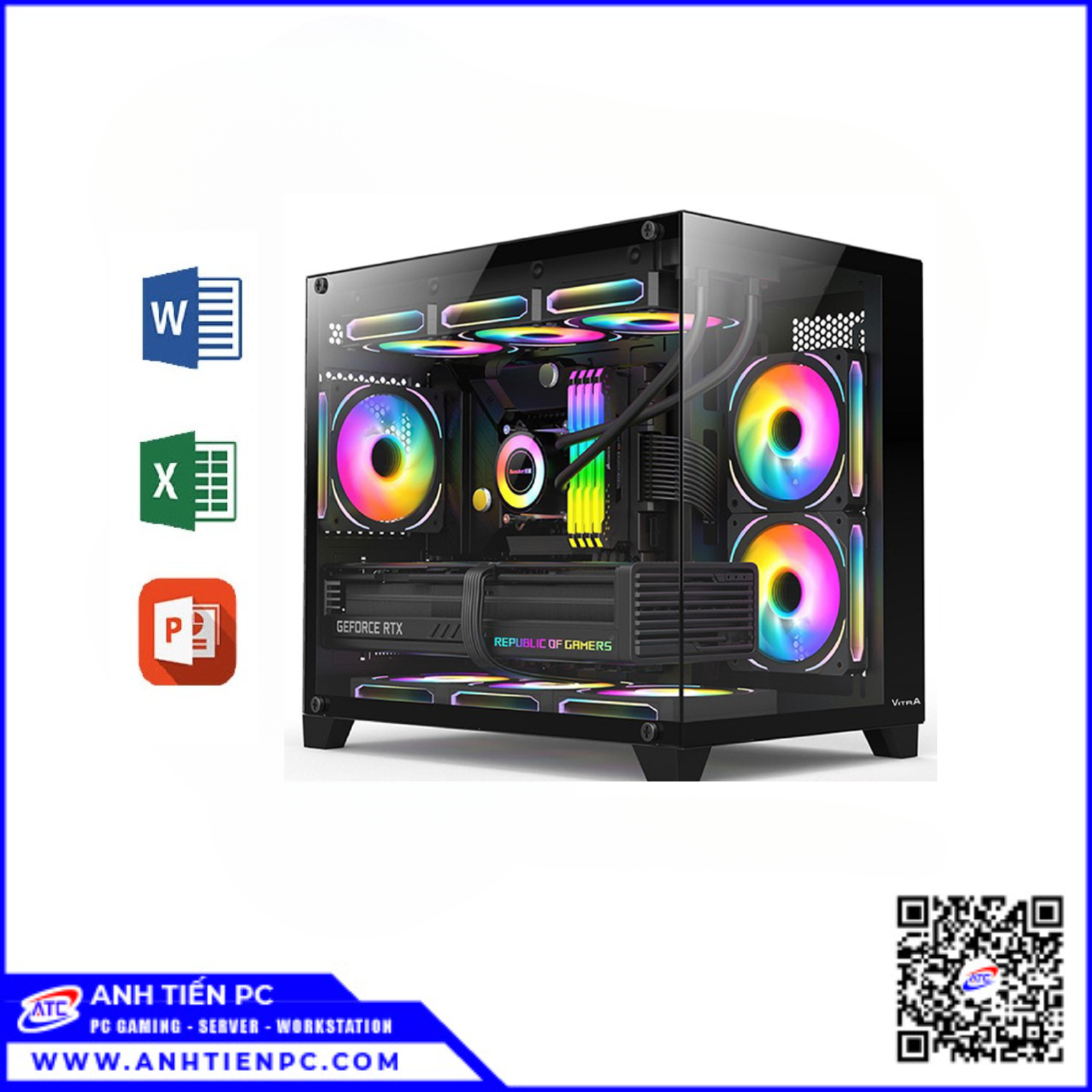 PC OFFICE | MAIN B560 107 |CPU I5 11400 | RAM 8GB | SSD 256GB | VGA 4GB 