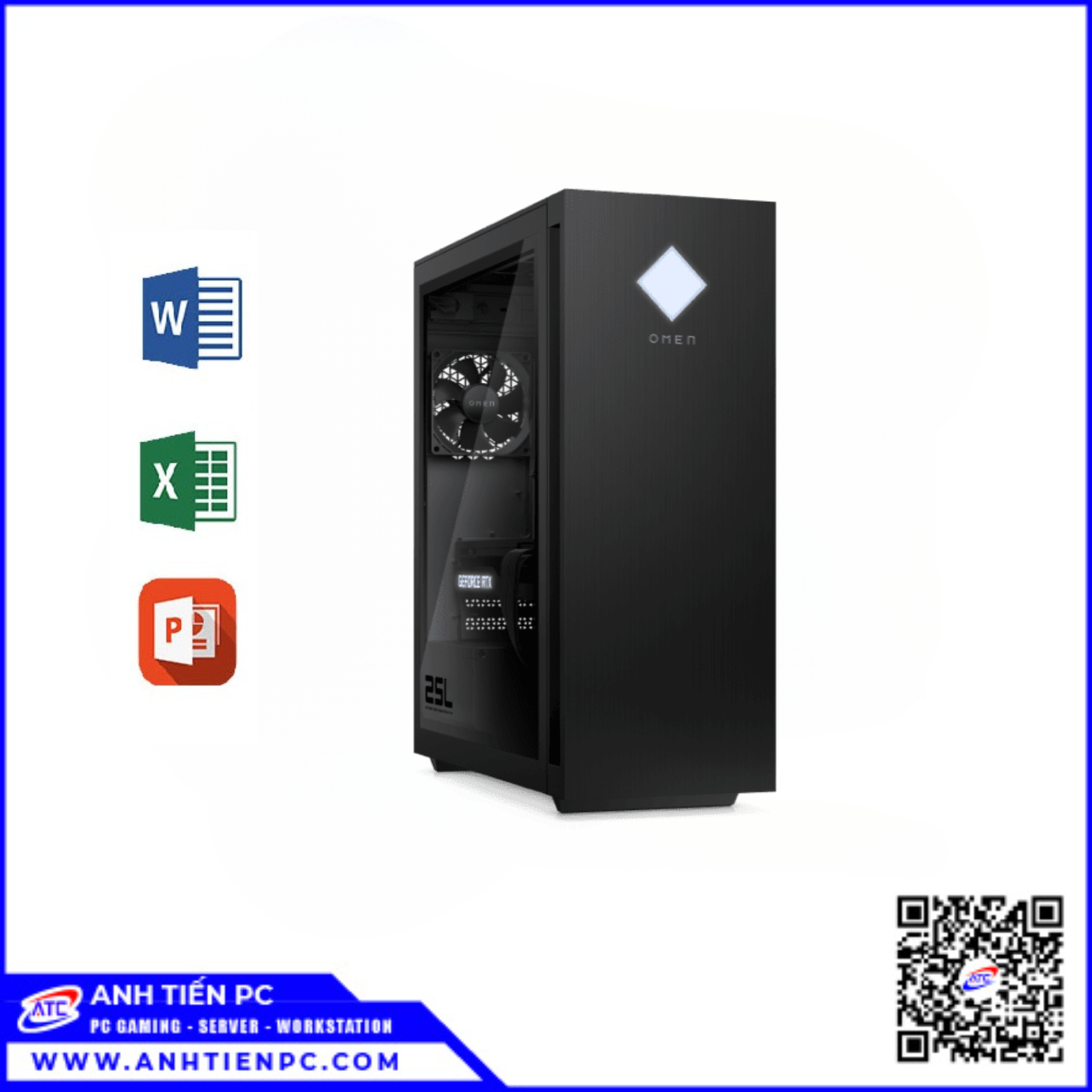 PC OFFICE HP84FD OMEN 116 | CPU I7 8700 | RAM 16GB | SSD 256GB | VGA 1GB