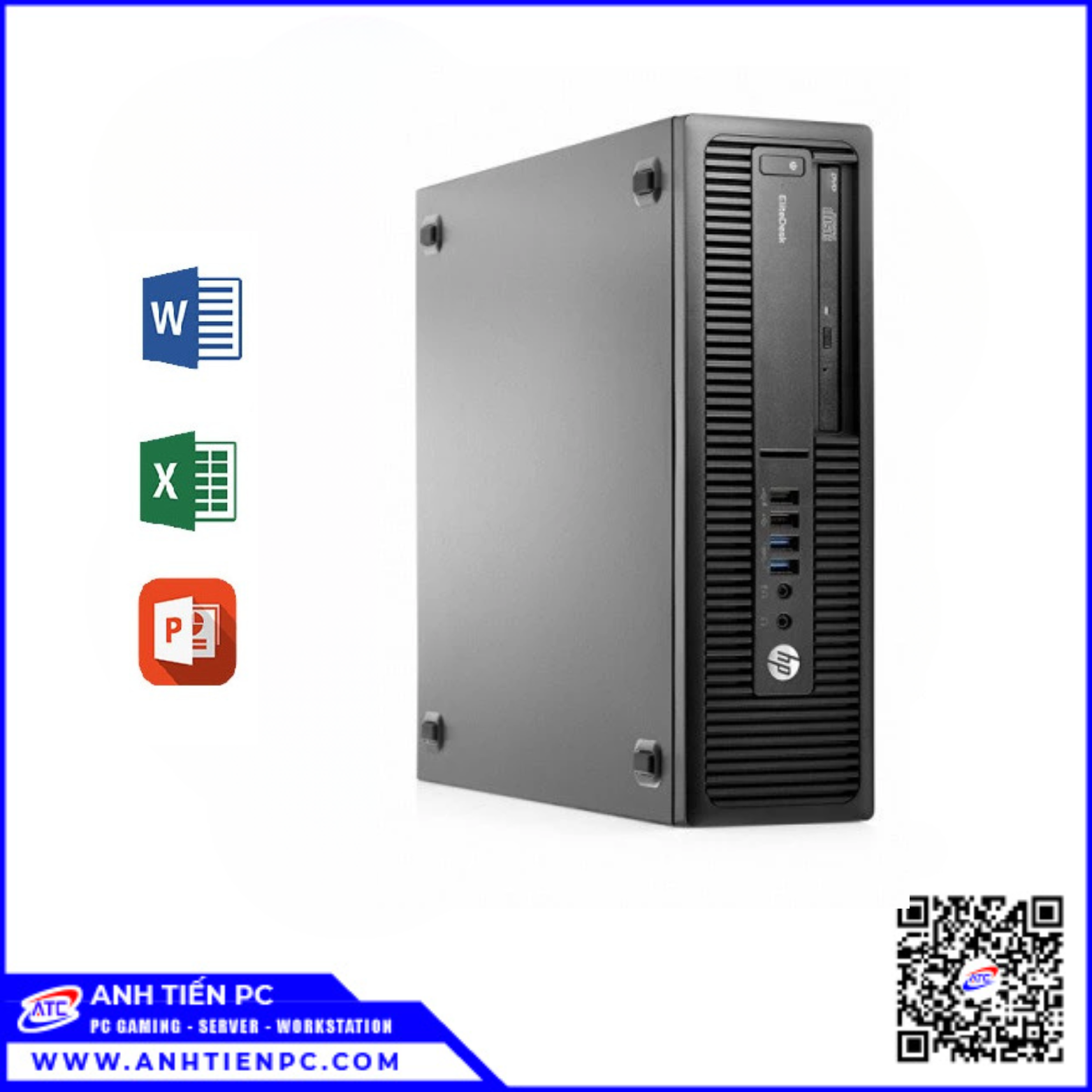 PC OFFICE HP600G1 125 | CPU I3 4130 | RAM 8GB | SSD 240GB 