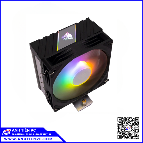 Quạt Tản Khí Jungle Leopard K400 RGB Đen