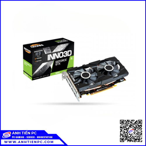 VGA Inno3D GTX 1650 Twin X2 OC V3 (GDDR6, 4GB, 2Fan)