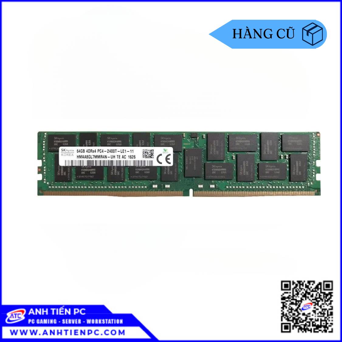 Ram Server Hynix Reg Ecc (64GB, DDR4 Buss 2400T) | Cũ