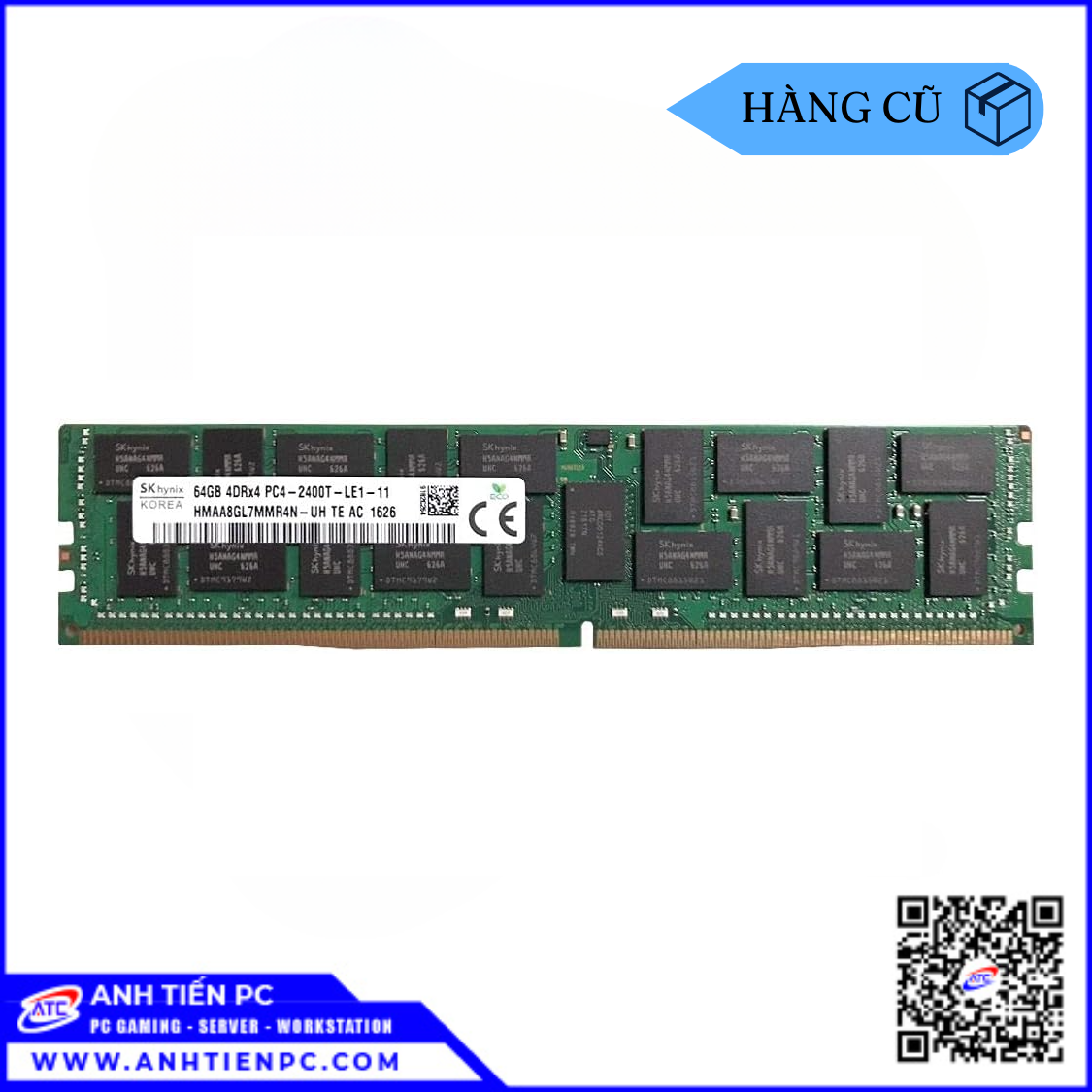 Ram Server Hynix Reg Ecc (64GB, DDR4 Buss 2400T) | Cũ