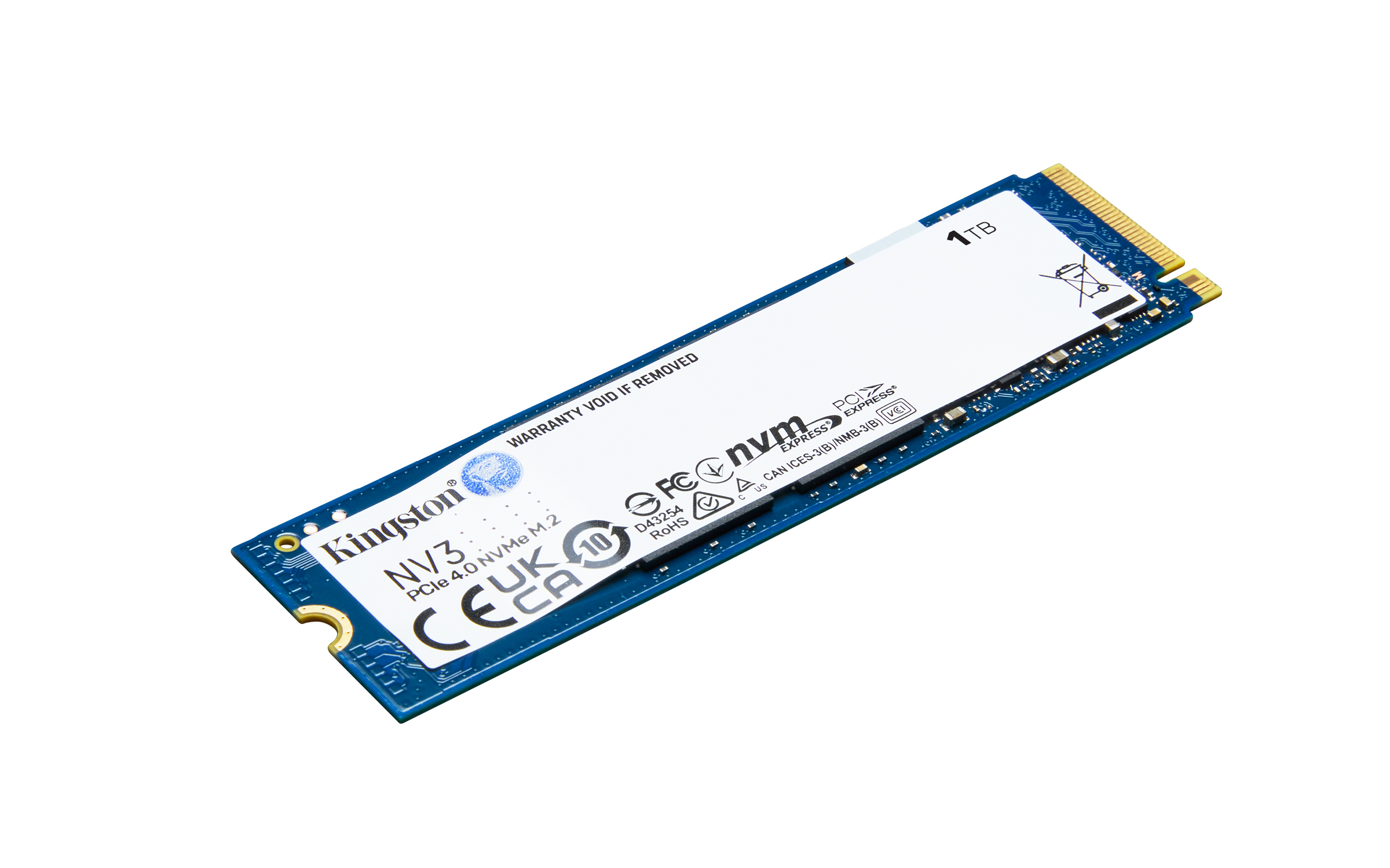 Ổ Cứng Kingston SSD M.2 NVMe 2280 NV3 (1TB, 6000/4000 MB/s)