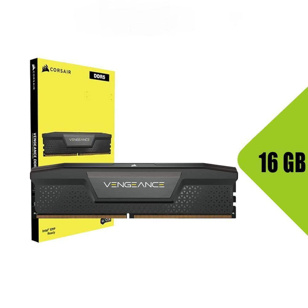 RAM PC Corsair Vengeance Black (16GB, DDR5, Buss 5200, Có Tản) CMK5X16G2B60C36A2-CN 