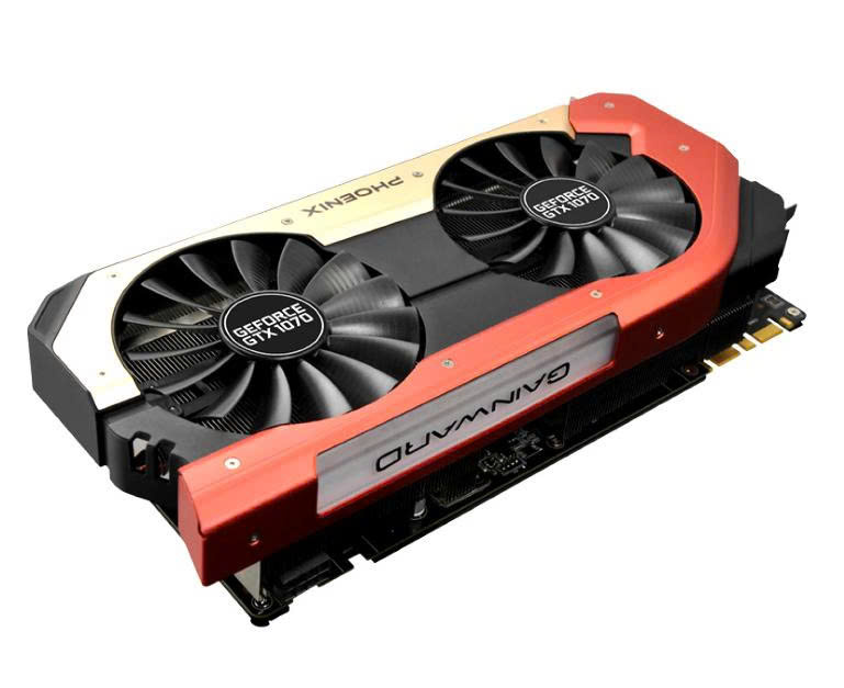 VGA Gainward Phoenix GTX 1080 2Fan Đen (8GB, GDDR5X, 256  Bit, DVI+HDMI+DP) | Cũ