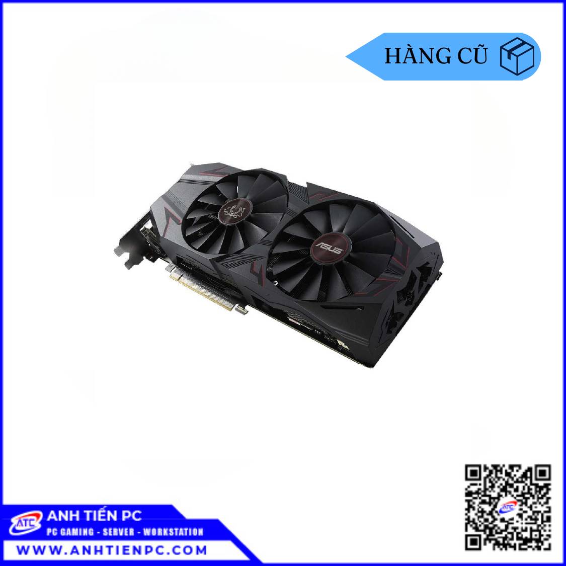 VGA Asus GTX 1070Ti 8GB 2Fan (8GB, GDDR5X, 256 Bit, HDMI +DVI) Cũ