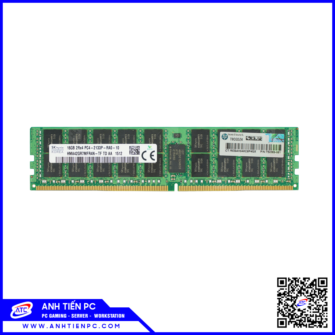 Ram Samsung ECC Registered Sever Menory (16GB, DDR4, 2133 MHz)