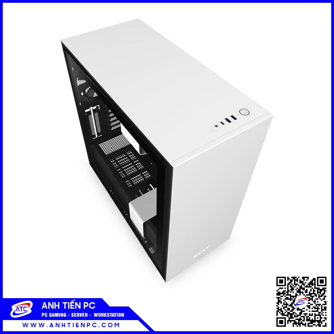 Vỏ Case NZXT H710 (ATX Mid Tower, Micro ATX, ATX, Mini ITX, E-ATX, màu trắng) 