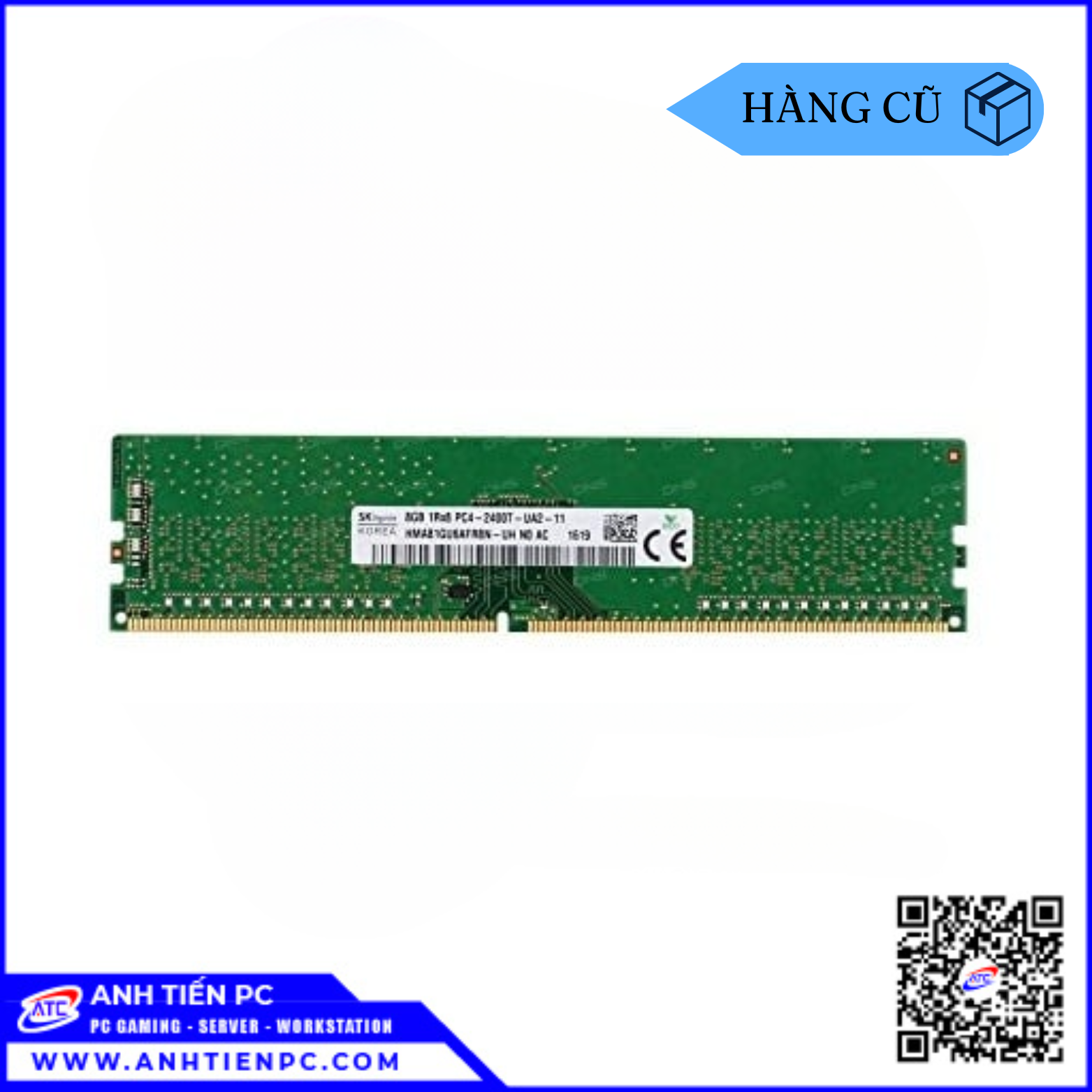 RAM PC Hynix (8GB, DDR4, Bus 2400T / 2666V) | Cũ