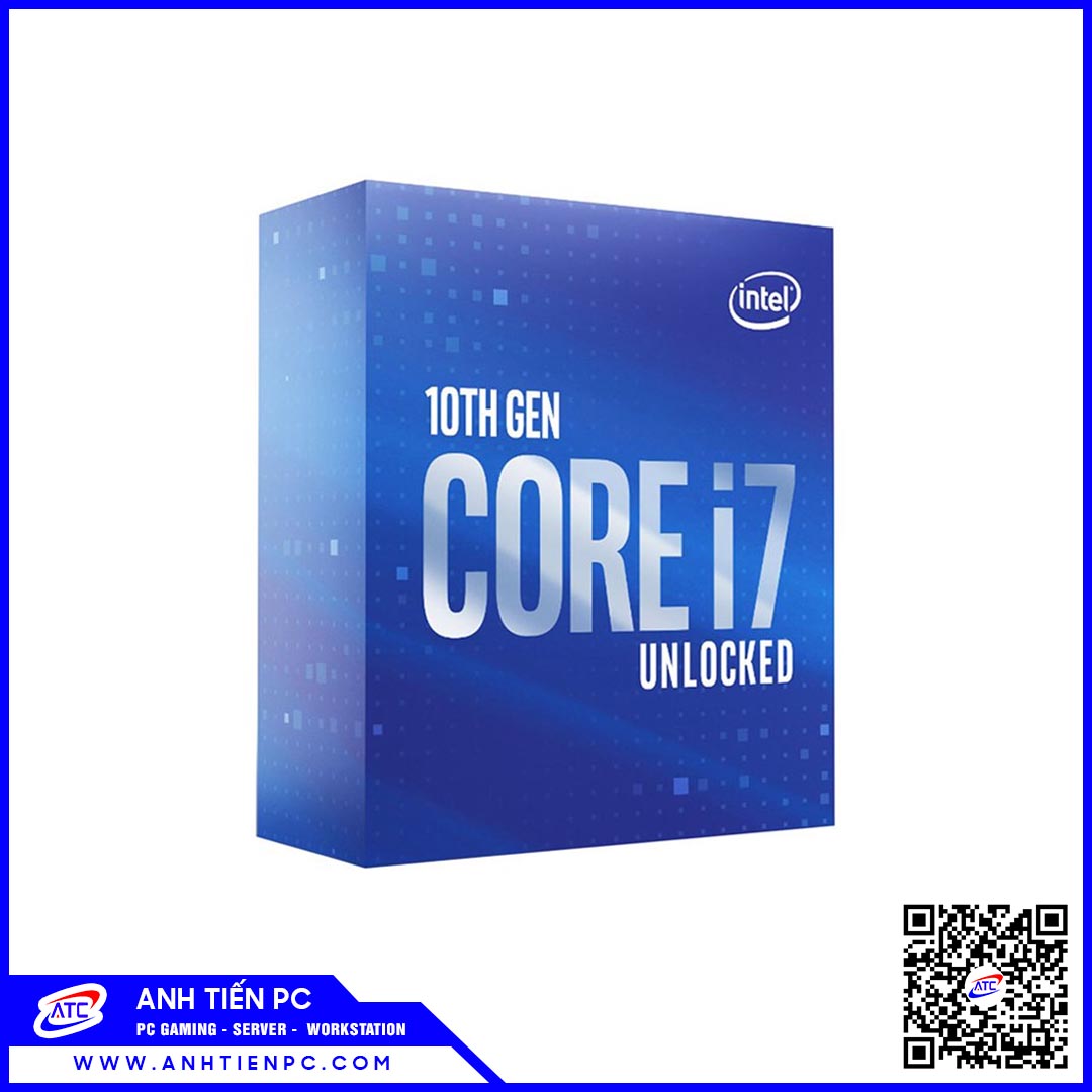 CPU Intel Core i7-10700K (3.80GHz Turbo Up To 5.10GHz, 8 Nhân 16 Luồng, 16MB Cache, Comet Lake-S) 