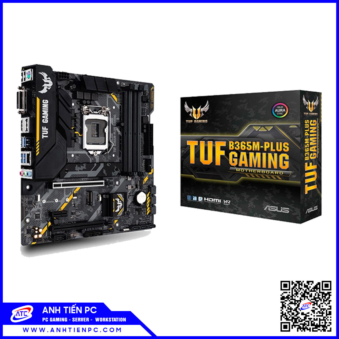 Mainboard ASUS TUF B365M PLUS GAMING (Intel B365, LGA 1151, M-ATX, 4 Khe Cắm Ram DDR4) 