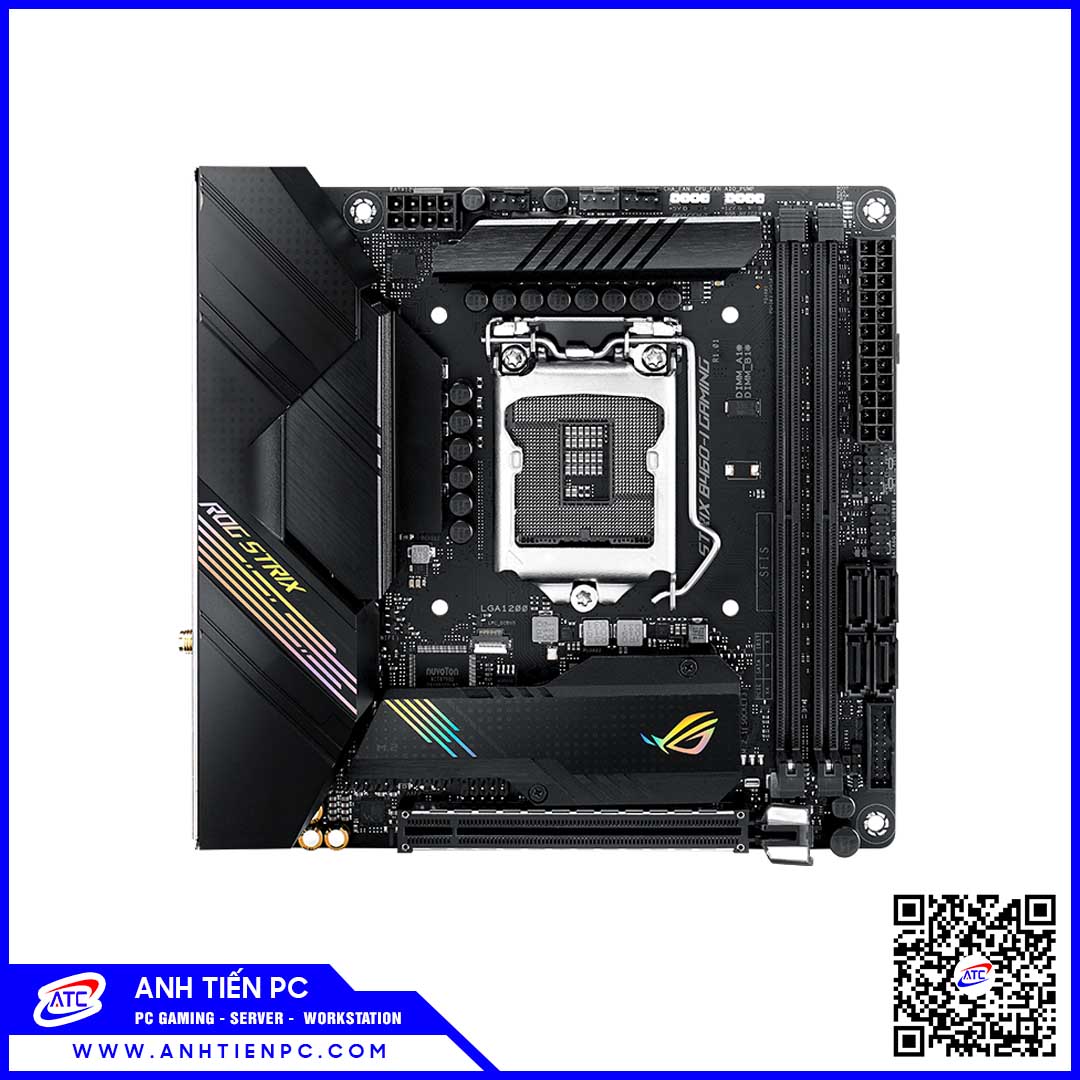 Mainboard ASUS ROG STRIX B460-I GAMING (Intel B460, LGA 1200, ITX, 2 Khe Cắm Ram DDR4) 