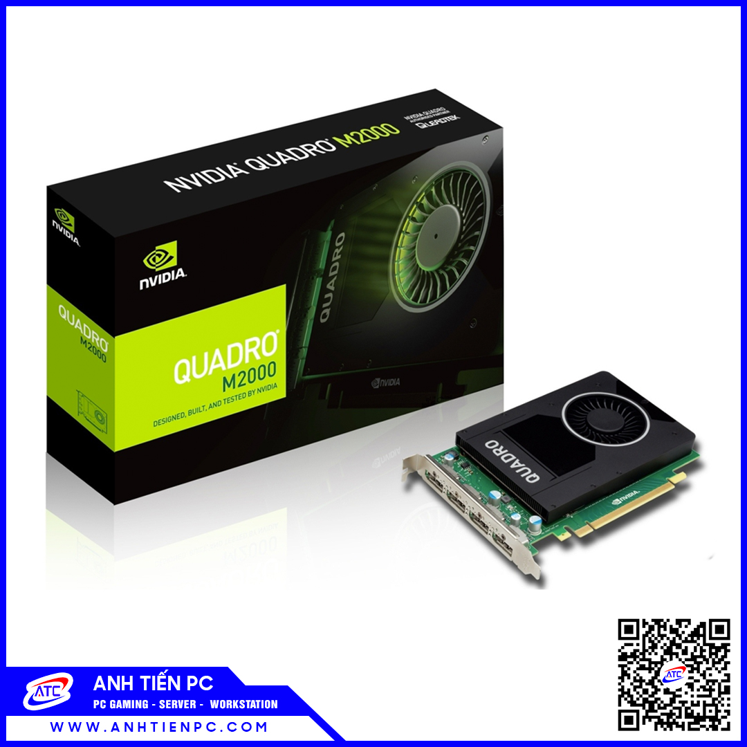 VGA Nvidia Quadro M2000 (4GB DDR5, 128Bit, DisplayPort) (Cũ)