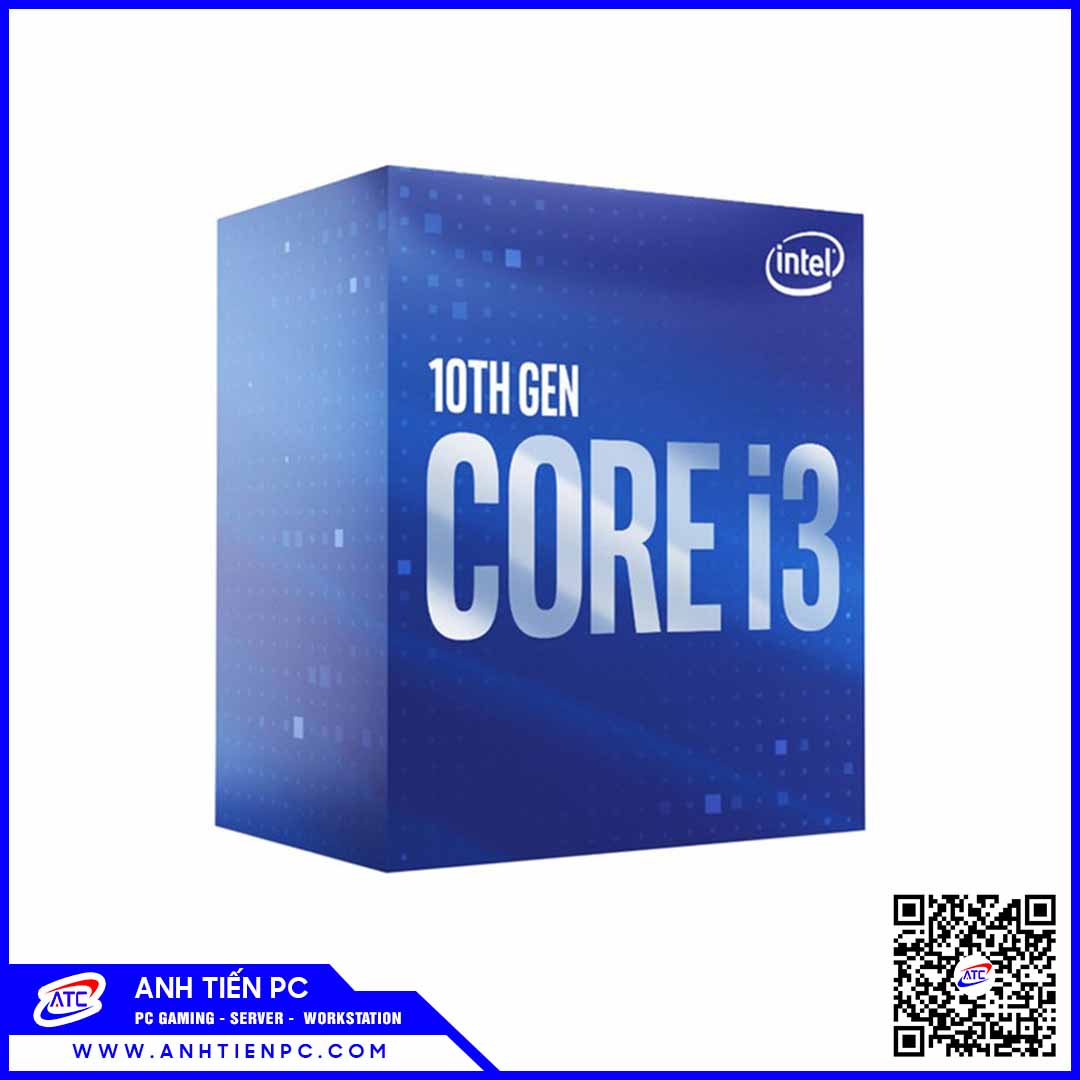 CPU Intel Core i3 10100 (3.6GHz Turbo Up To 4.3GHz, 4 Nhân 8 Luồng, 6MB Cache, LGA 1200) 