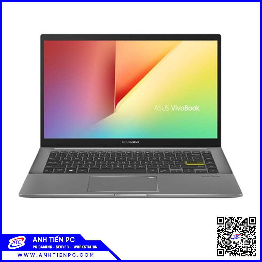 Laptop Asus VivoBook S14 S433EQ-EB045T (14 inch/ FHD/Intel Core i5-1135G7/ RAM 8 GB DDR4 /512GB SSD/NVIDIA/ Windows 10/ Màu đen)