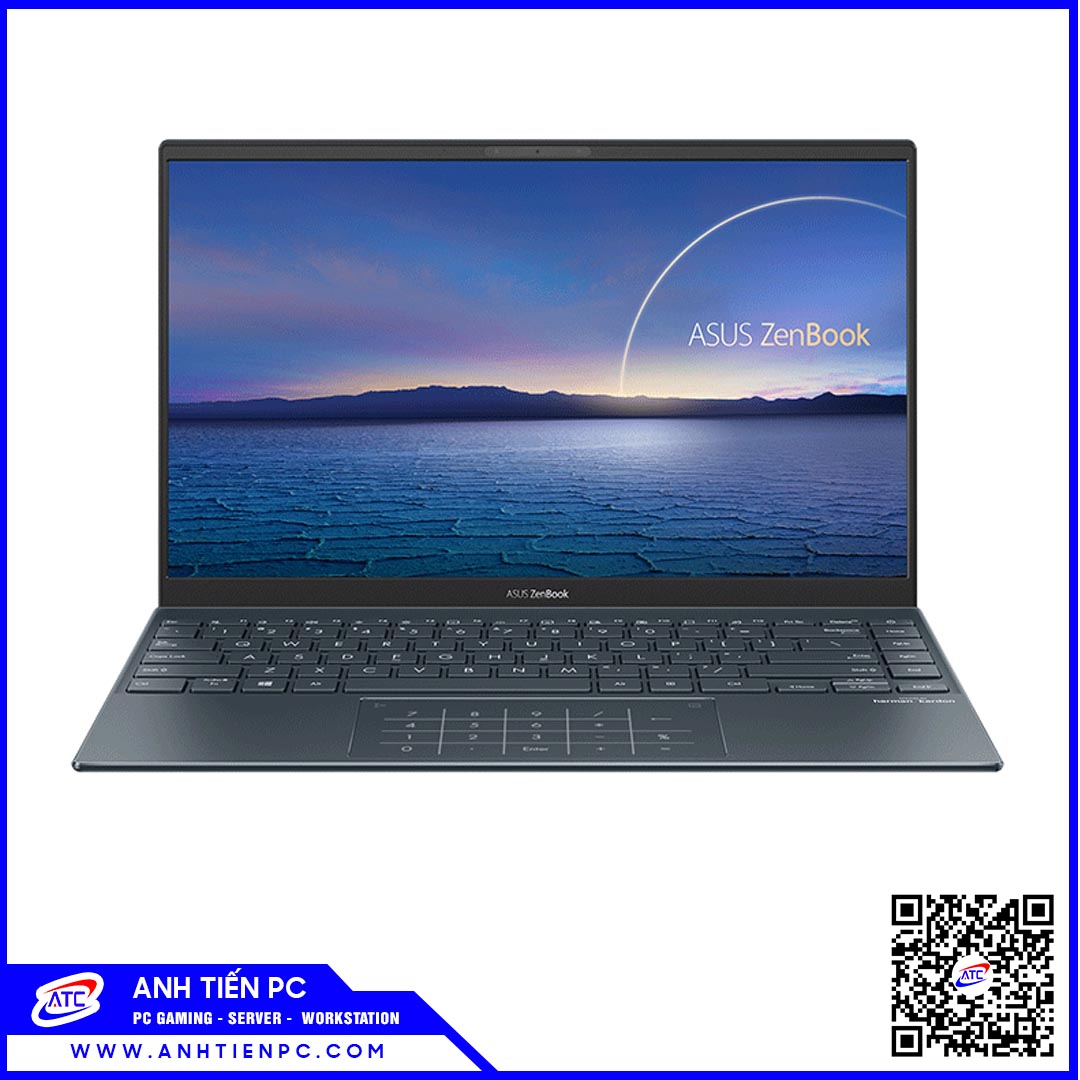 Laptop Asus ZenBook 14 UX425EA-BM069T (14 inch/ FHD/Intel Core  i5-1135G7/ RAM 8GB 4266MHz LPDDR4X /512GB SSD/ Windows 10/ Màu xám)