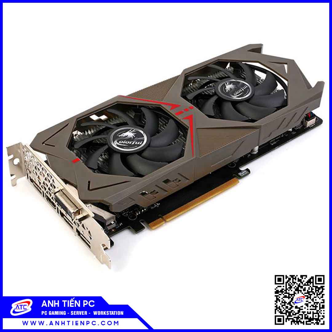 VGA Colorful GTX 1060 SI 3GB 2Fan (3GB, GDDR5, 192 Bit, HDMI +DP, 1x6-pin) | Cũ