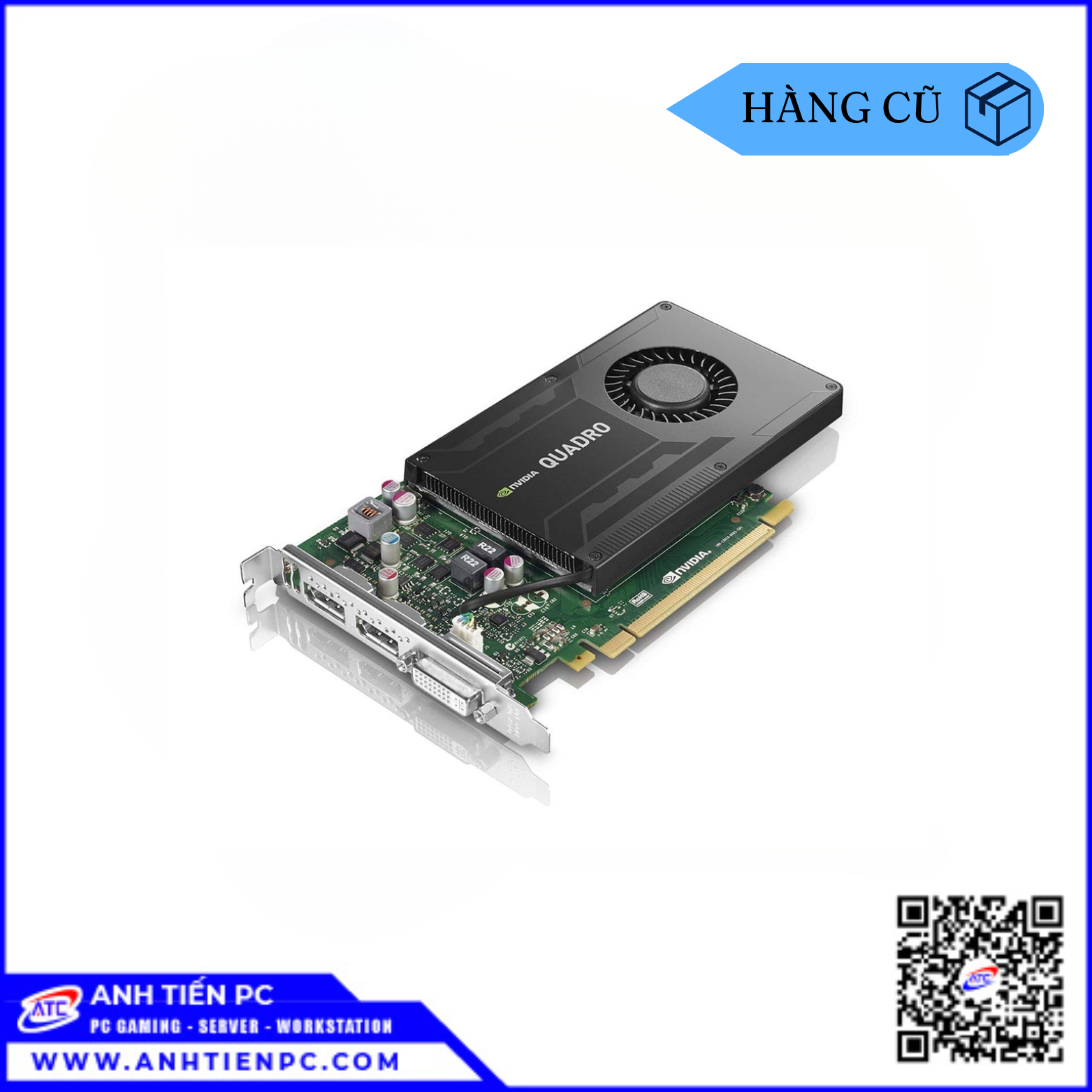 VGA Nvidia Quadro K2200 4GB 1Fan (4GB, GDDR5, 128 Bit) | Cũ