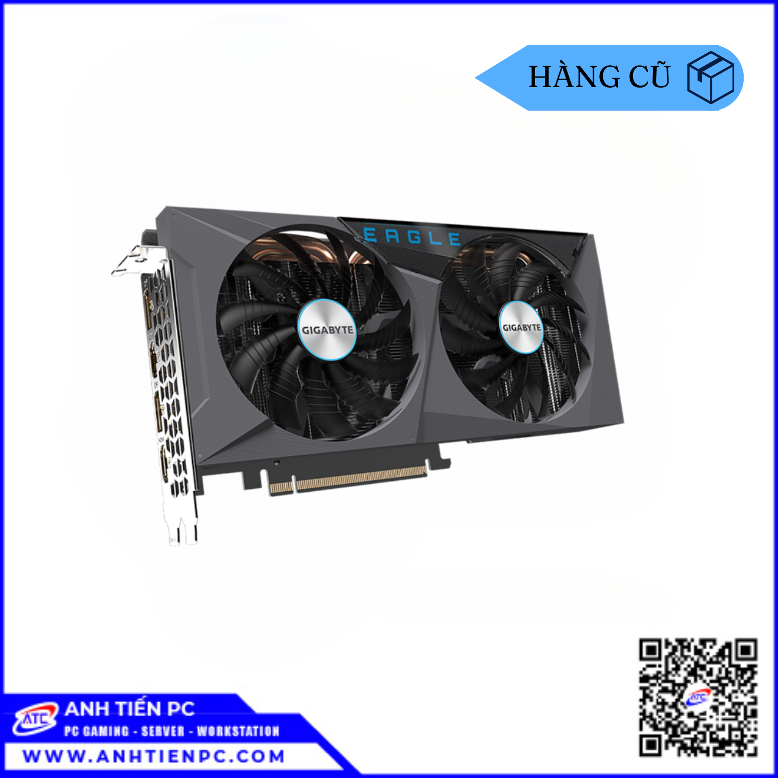 VGA Gigabyte RTX 3060Ti 8GB 2Fan (8GB, GDDR6, 256 Bit) | Cũ