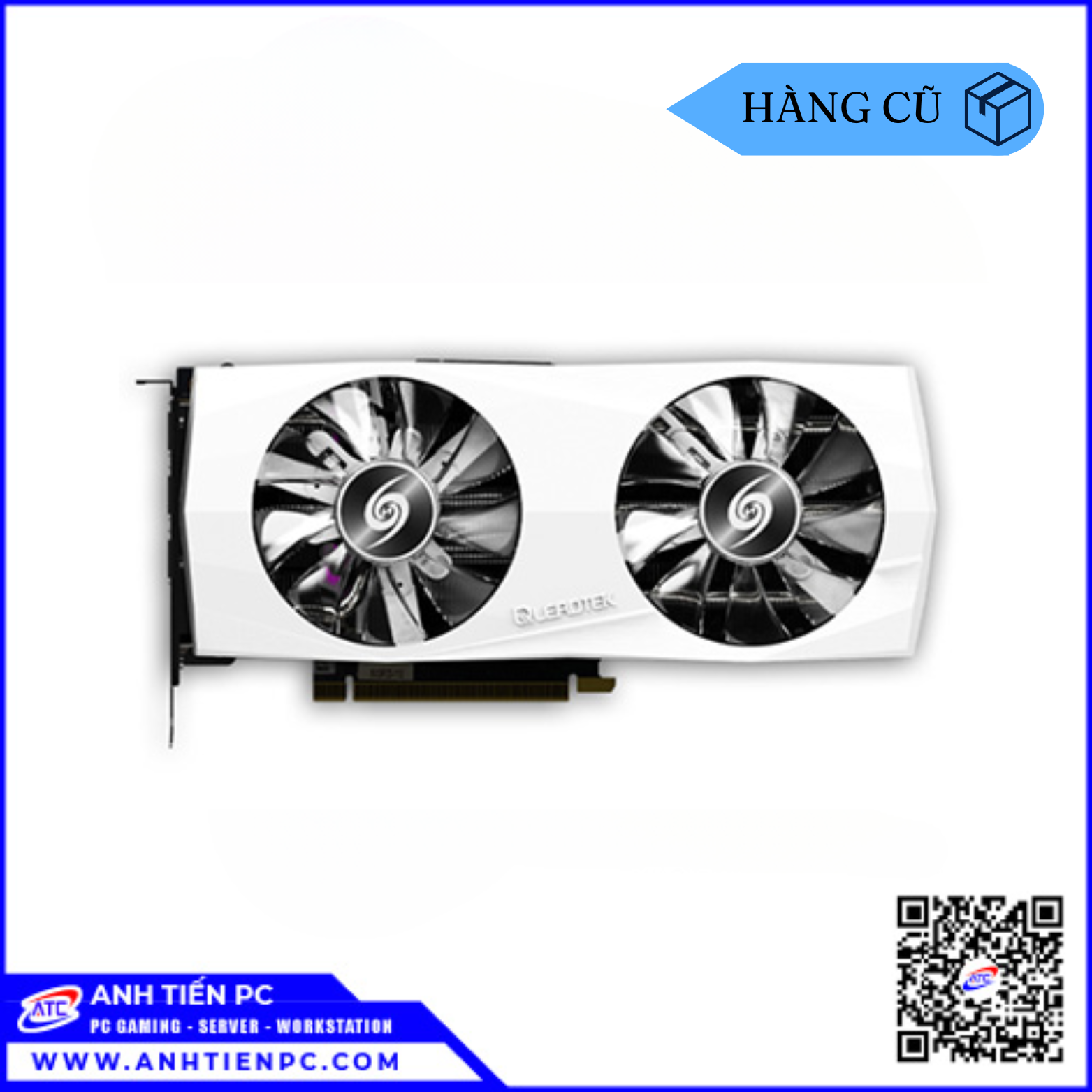 VGA Qleadtek RTX 3060 12GB 2Fan White (12GB, GDDR6, 192 Bit) | Cũ