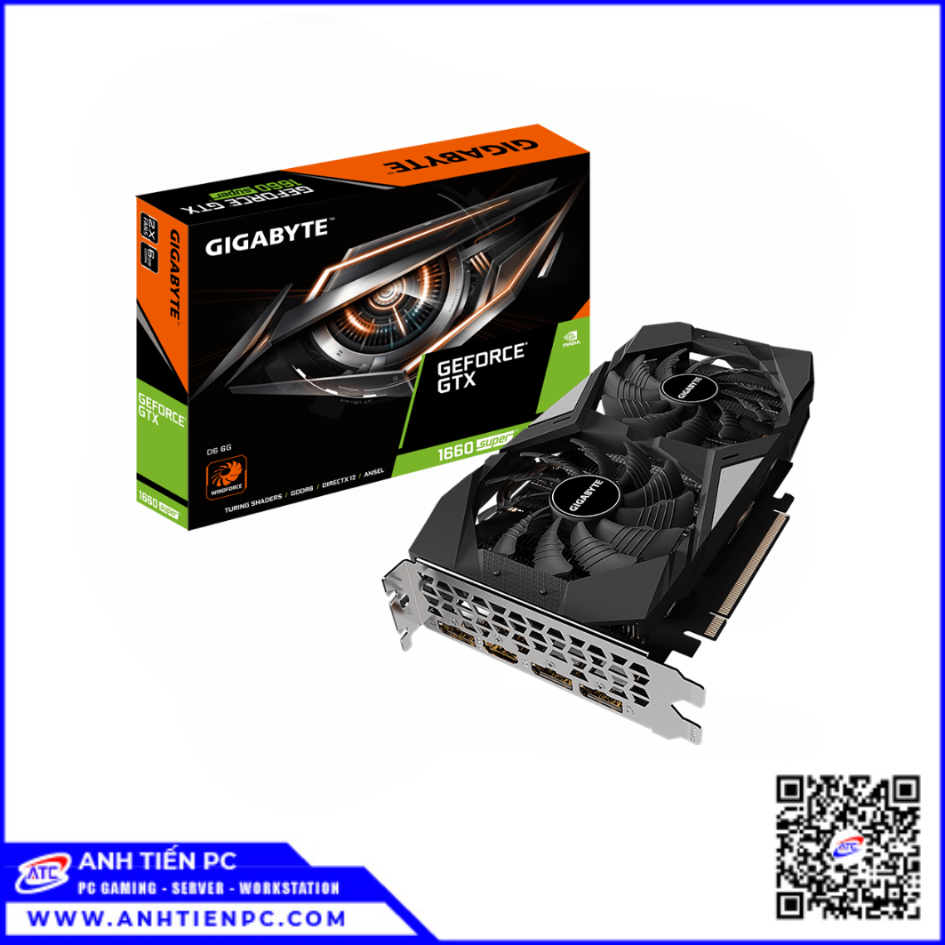 VGA Gigabyte GTX 1660S Super D6 (6GB, 2Fan, GDDR6, 192 Bit)