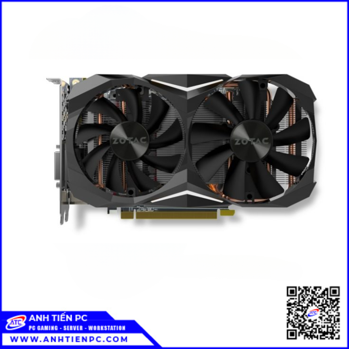 VGA Zotac GTX 1080 2Fan (8GB, GDDR5X, 256 Bit) | Cũ