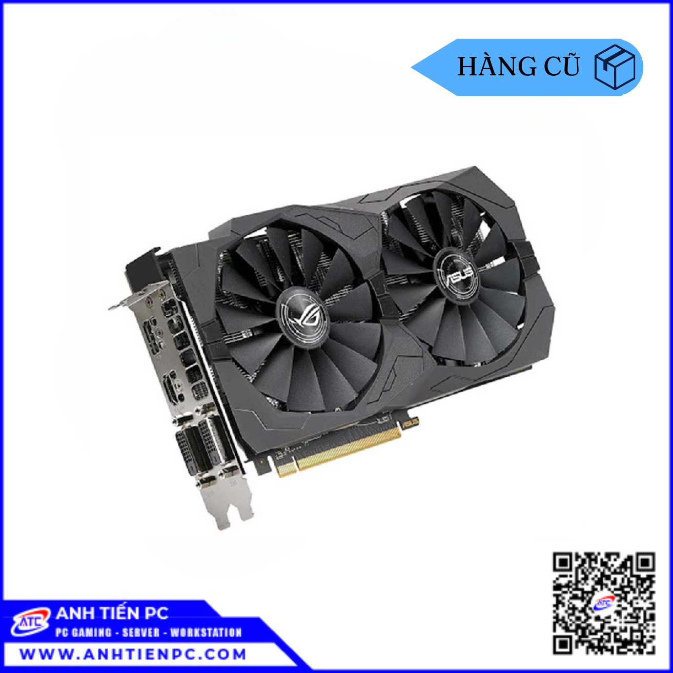 VGA Asus RX570 2Fan (8GB, GDDR5, 256 Bit) | Cũ