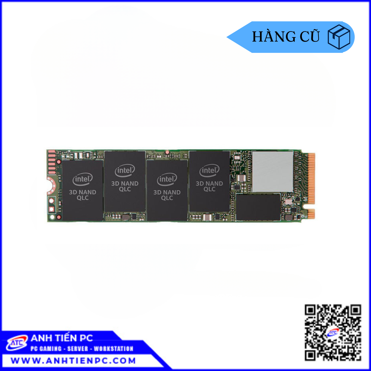 Ổ Cứng Intel SSD M2 NVME (512GB, 1500/1000 MB/S) | Cũ