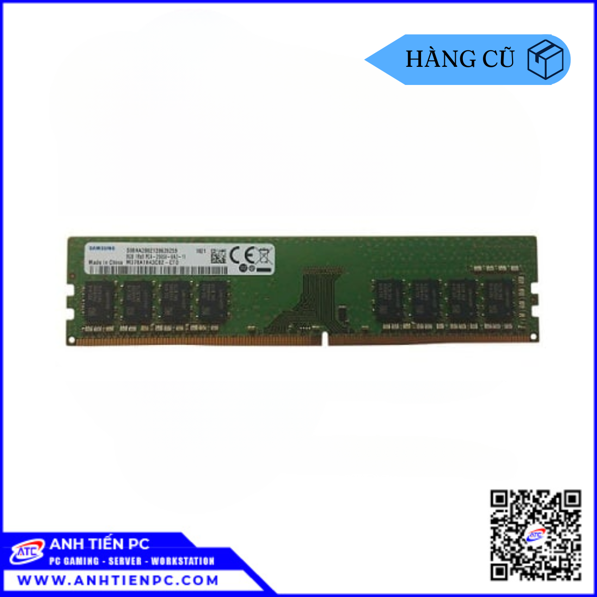 RAM PC Samsung 2400T 2666V (8GB, DDR4, Buss 2400 Mhz) | Cũ