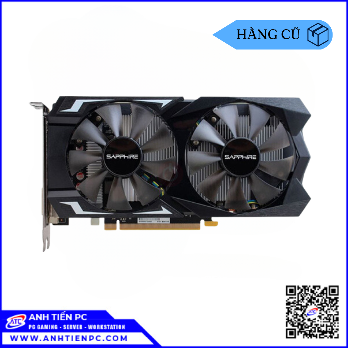 VGA Saphire RX560 2Fan (8GB, GDDR5, 128 Bit) | Cũ