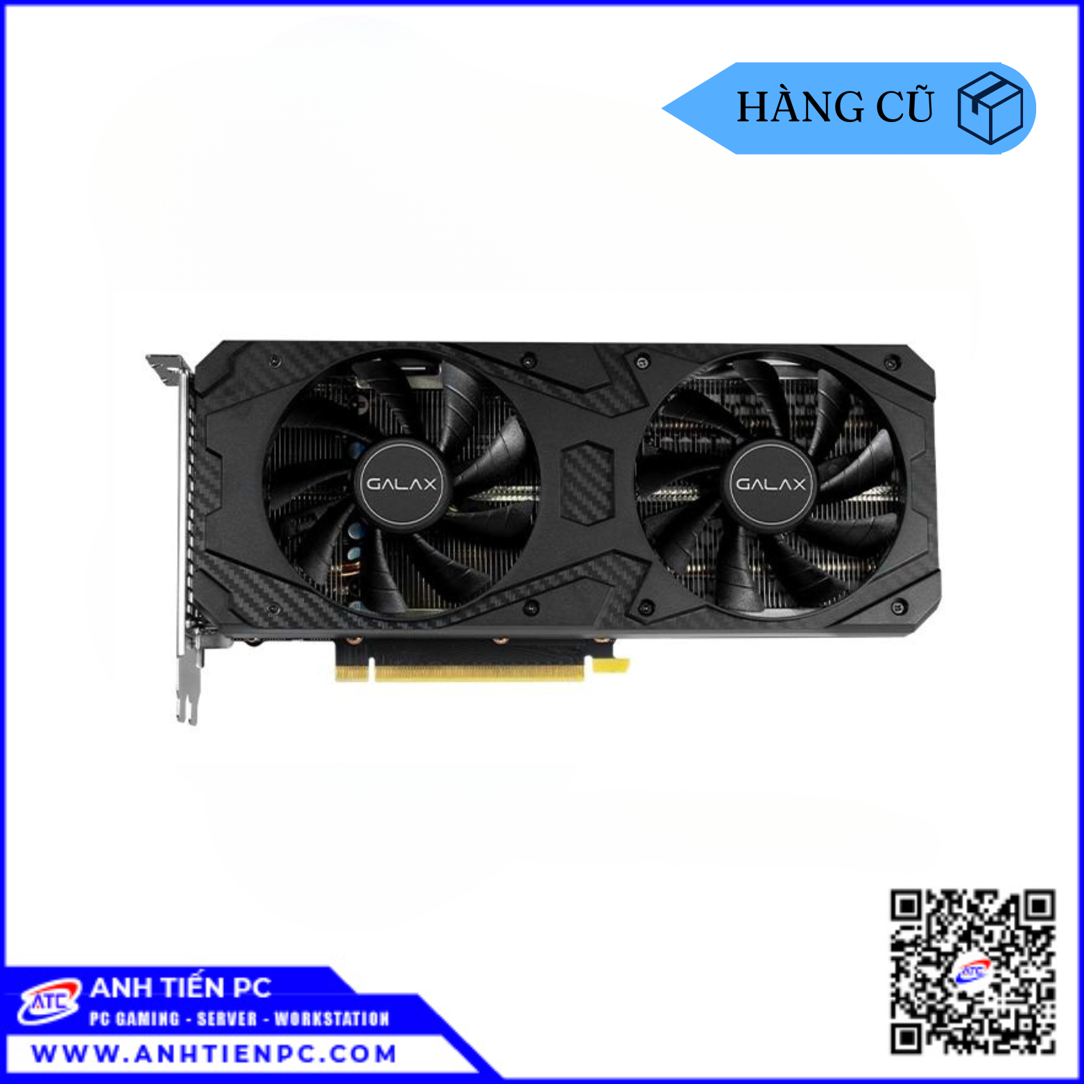 VGA Galax RTX 3060 2Fan (12GB, GDDR6, 192-bit) | Cũ