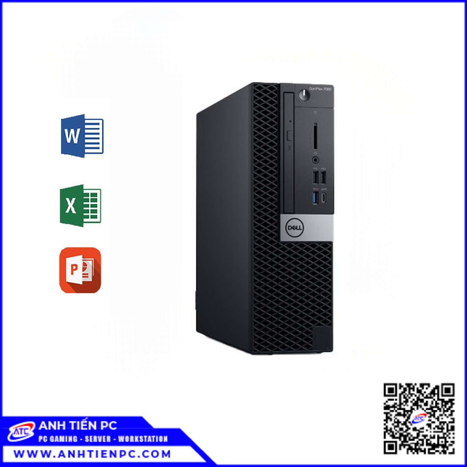 PC OFFICE DELL 3060 17 | CPU I3 8100 | RAM 8GB | SSD 256GB 