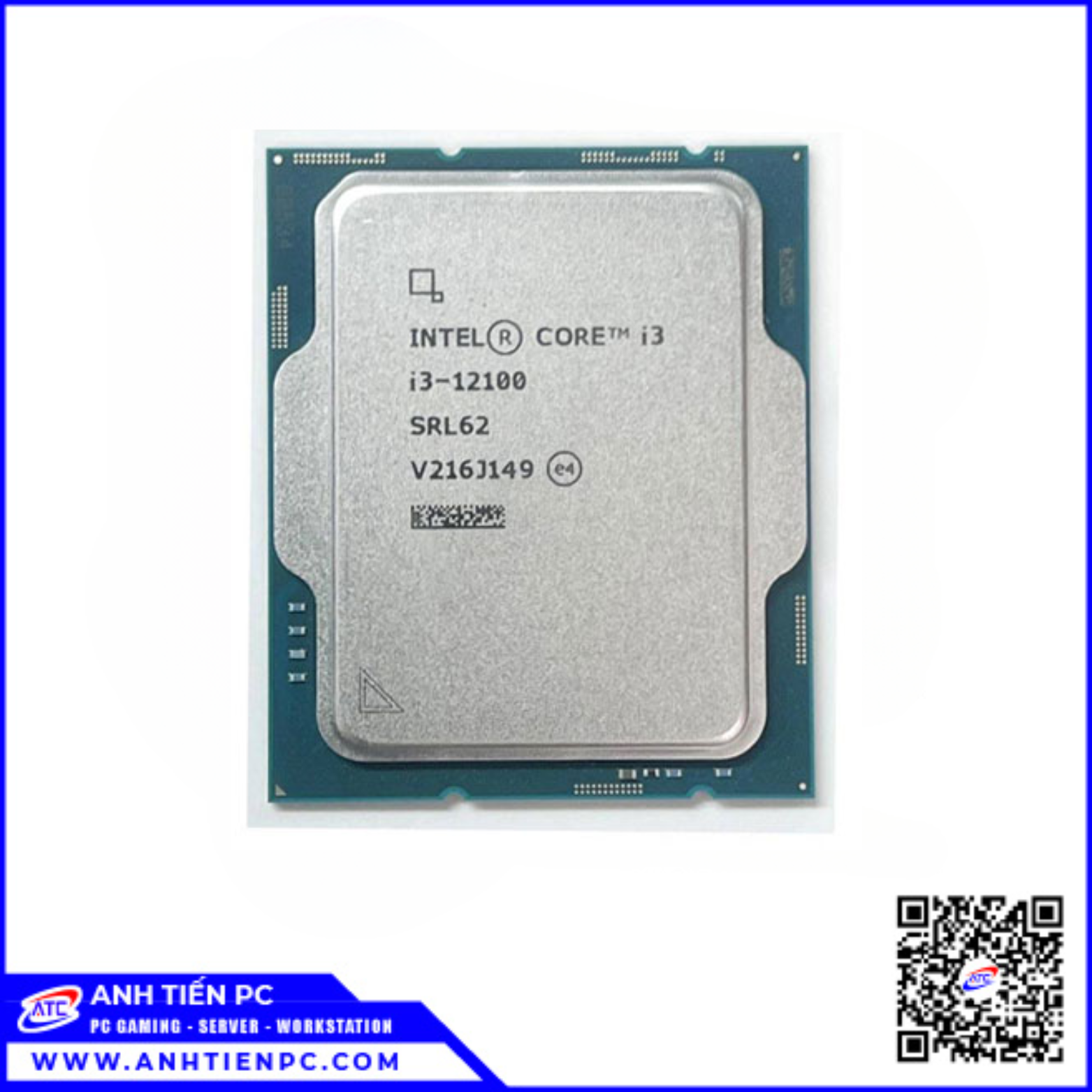 CPU Intel Core I3-12100 (3.3GHz Turbo Upto 4.3GHz, 4 Nhân 8 Luồng, LGA 1700) | Tray 