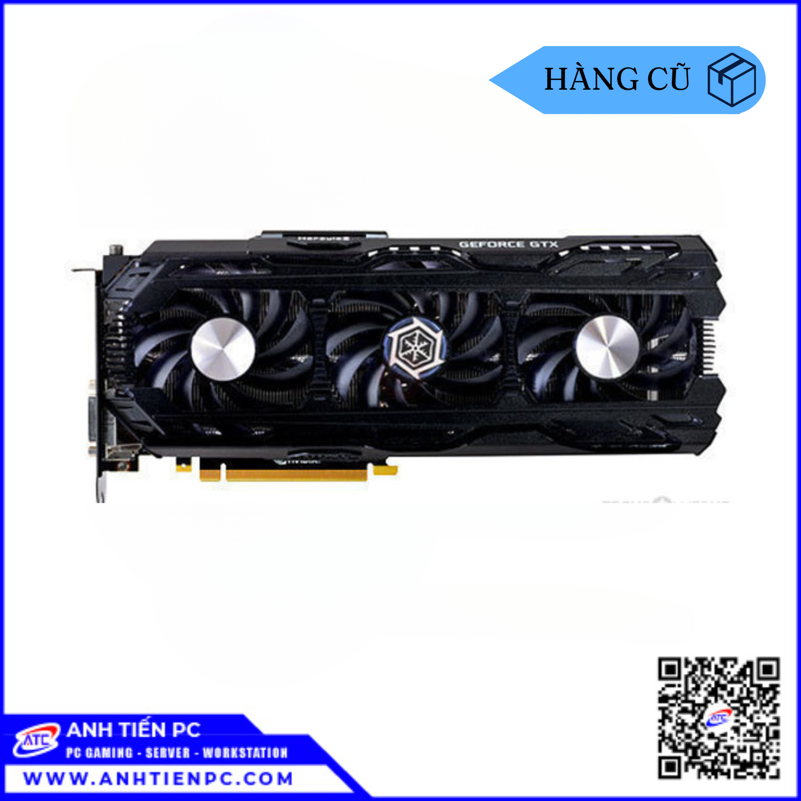 VGA Inno3D GTX 1080Ti (11GB, DDR5X, 352Bit, 3Fan) | Cũ