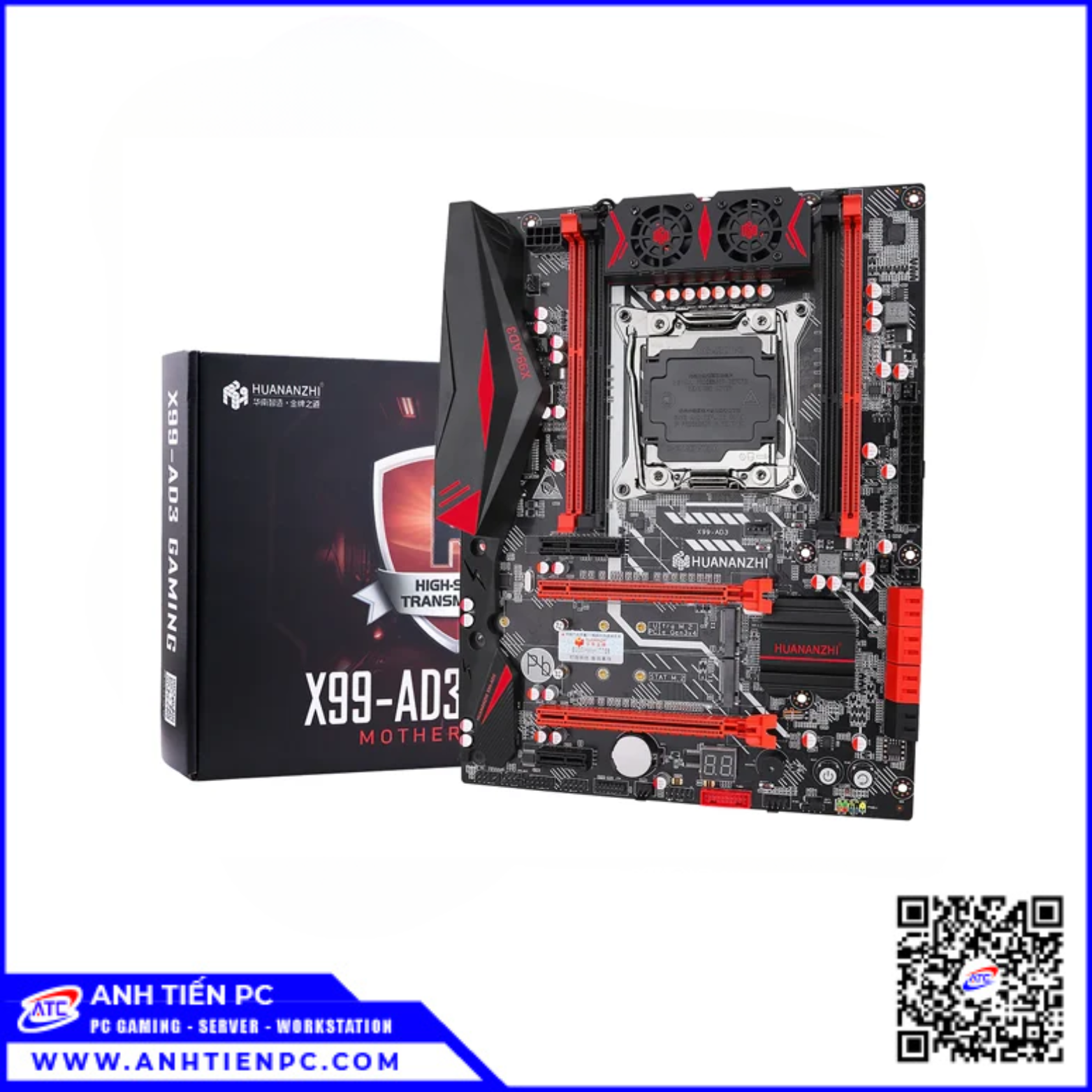 Mainboard Oem X99H DDR3 Đơn (LGA 2011, Intel X99H, M-ATX, 4 khe ram)